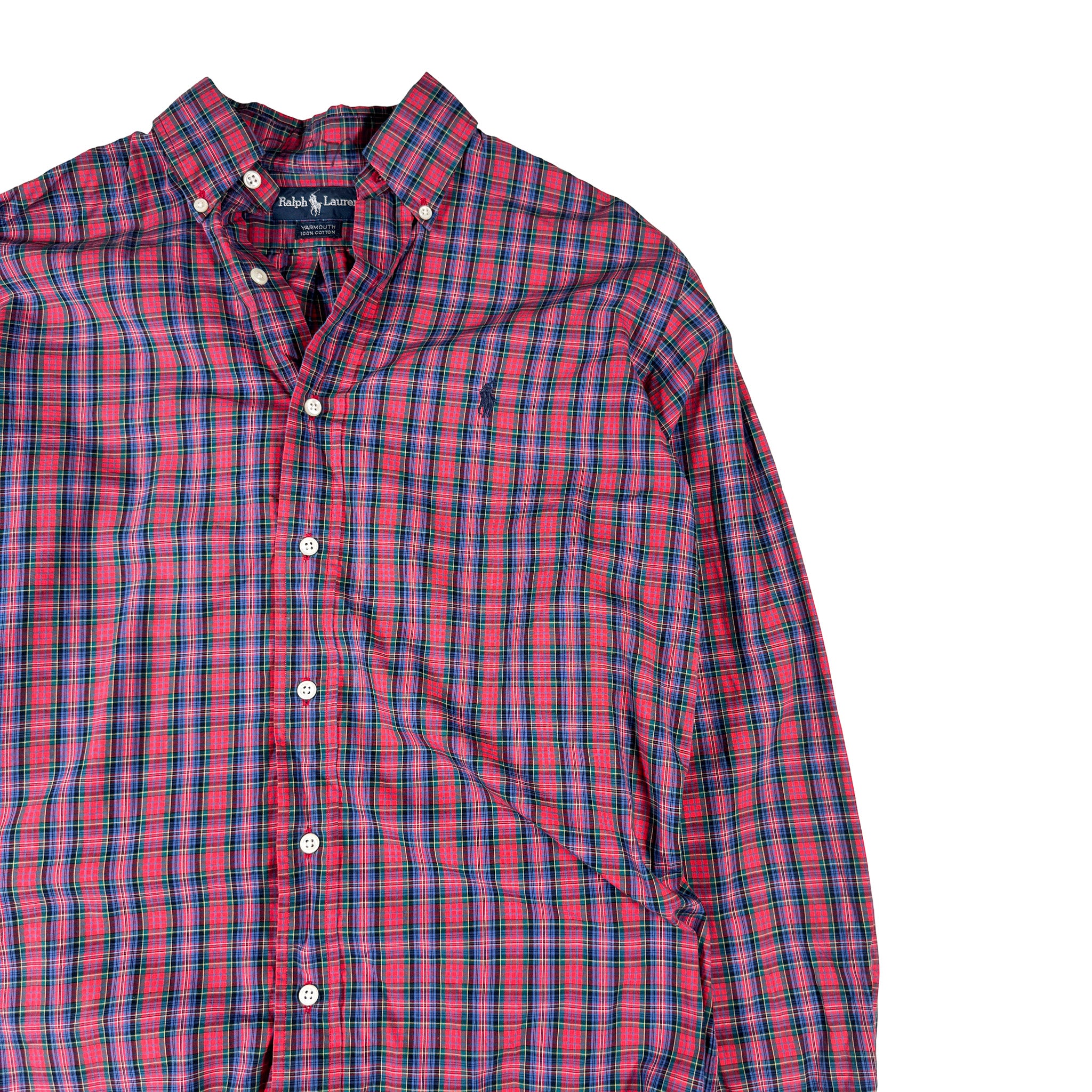 Ralph Lauren Plaid Long-sleeve Button-up