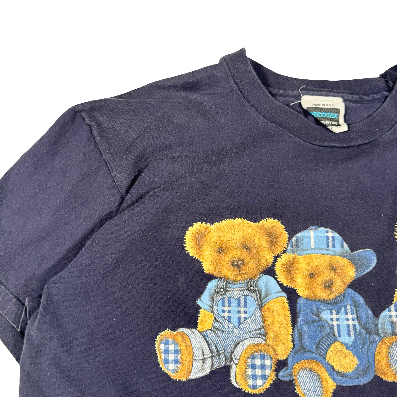 Decotex Three Teddy Bears Navy T-Shirt XL