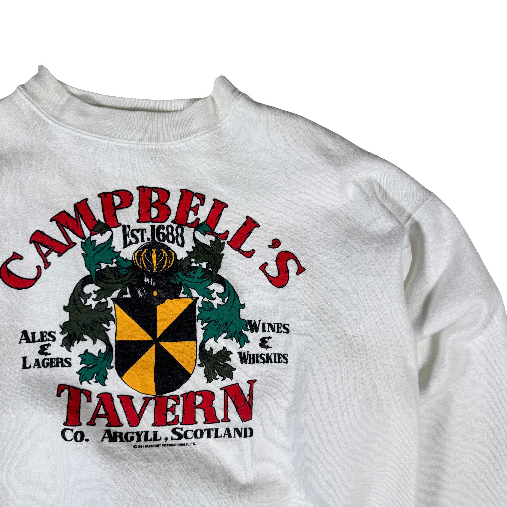 The Perfect Shirt Company Campbells Tavern Made in USA AOP Sweatshirt XL