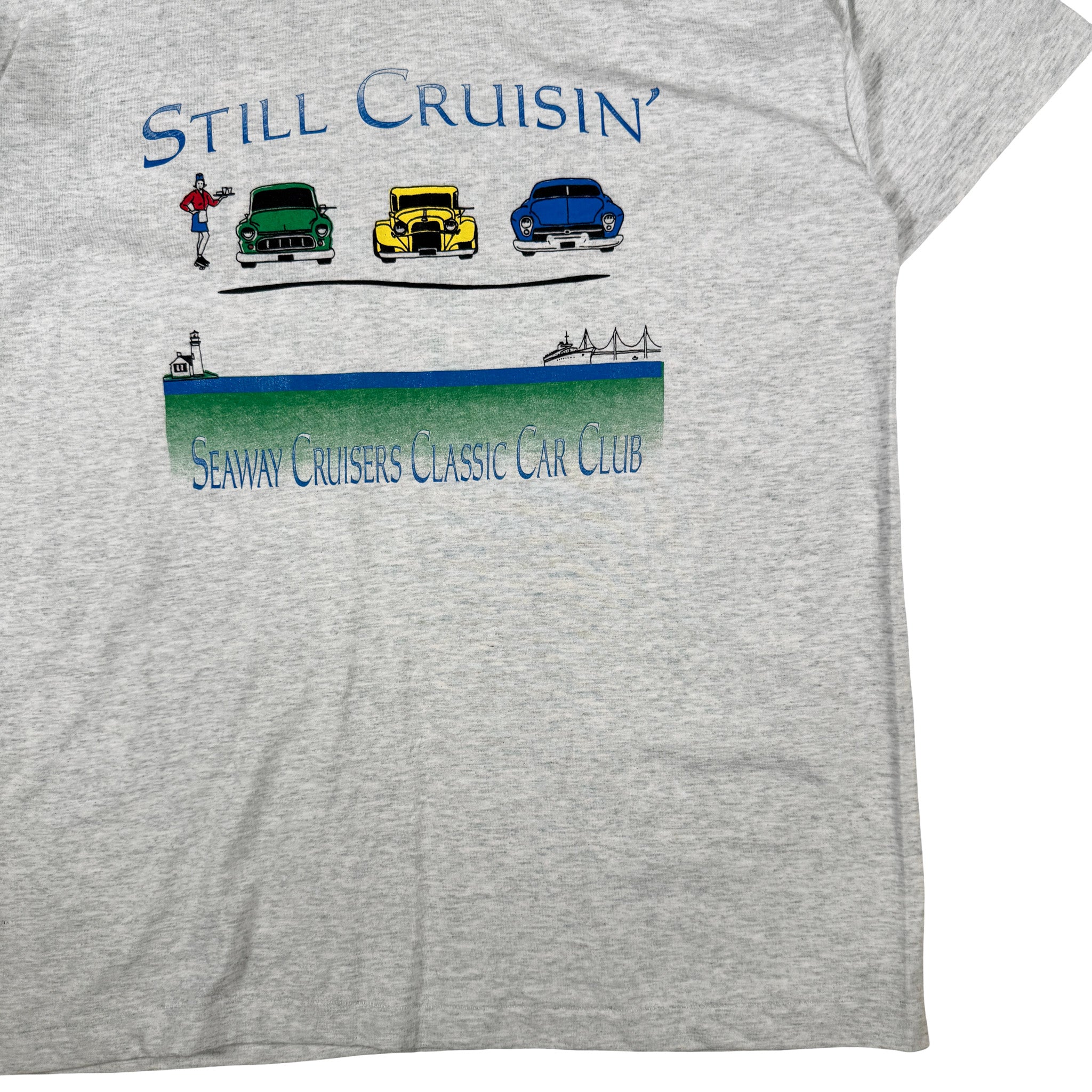 Fruit of the Loom Still Cruising Classics Single Stitch Made in USA Tee L