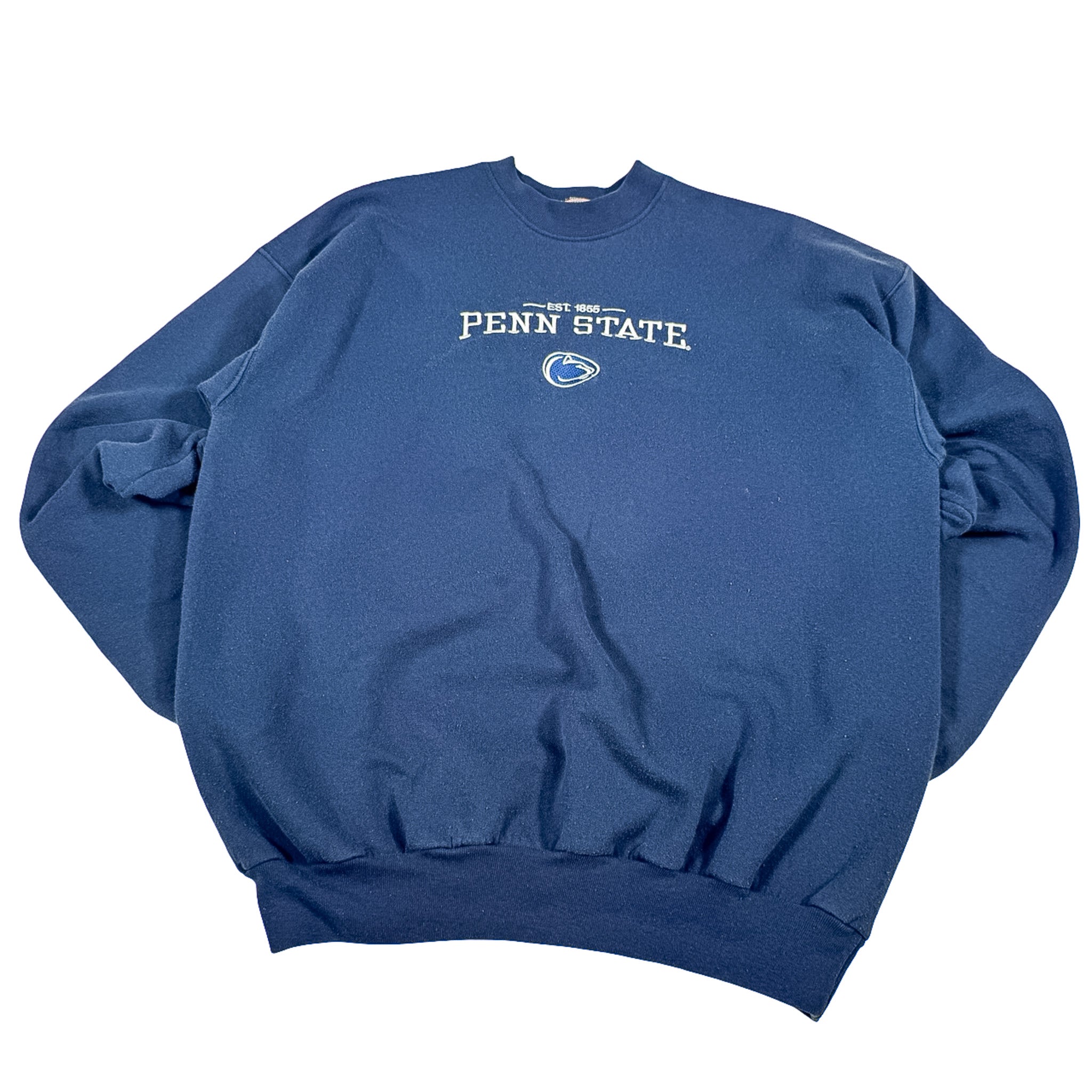 Hanes Penn State University Navy Crewneck Sweatshirt XL