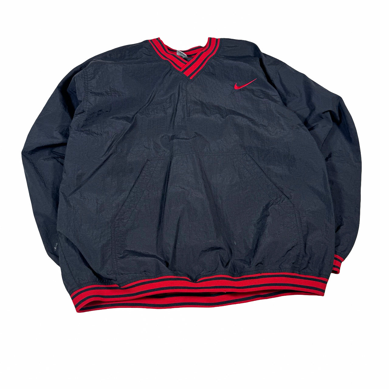 Nike Windbreaker Black Red Trim XL