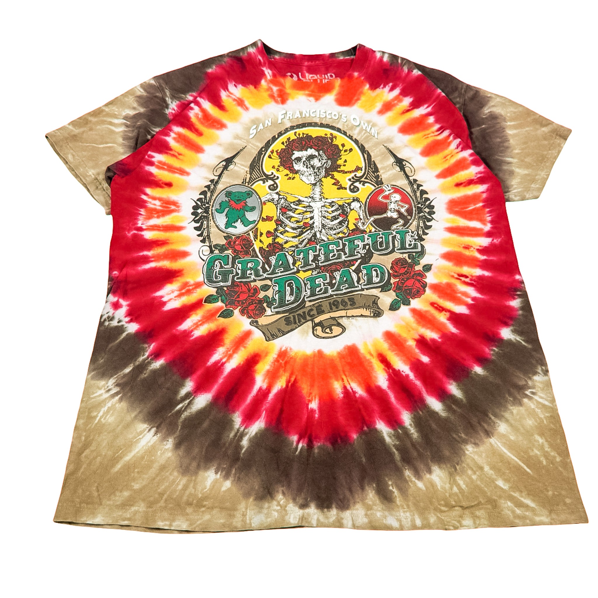 Liquid Blue San Francisco Grateful Dead Tie Dye T-Shirt L