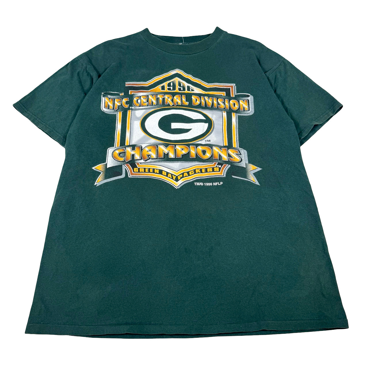 Green Bay Packers 1996 NFC Champions Dark Green Tee 21x28