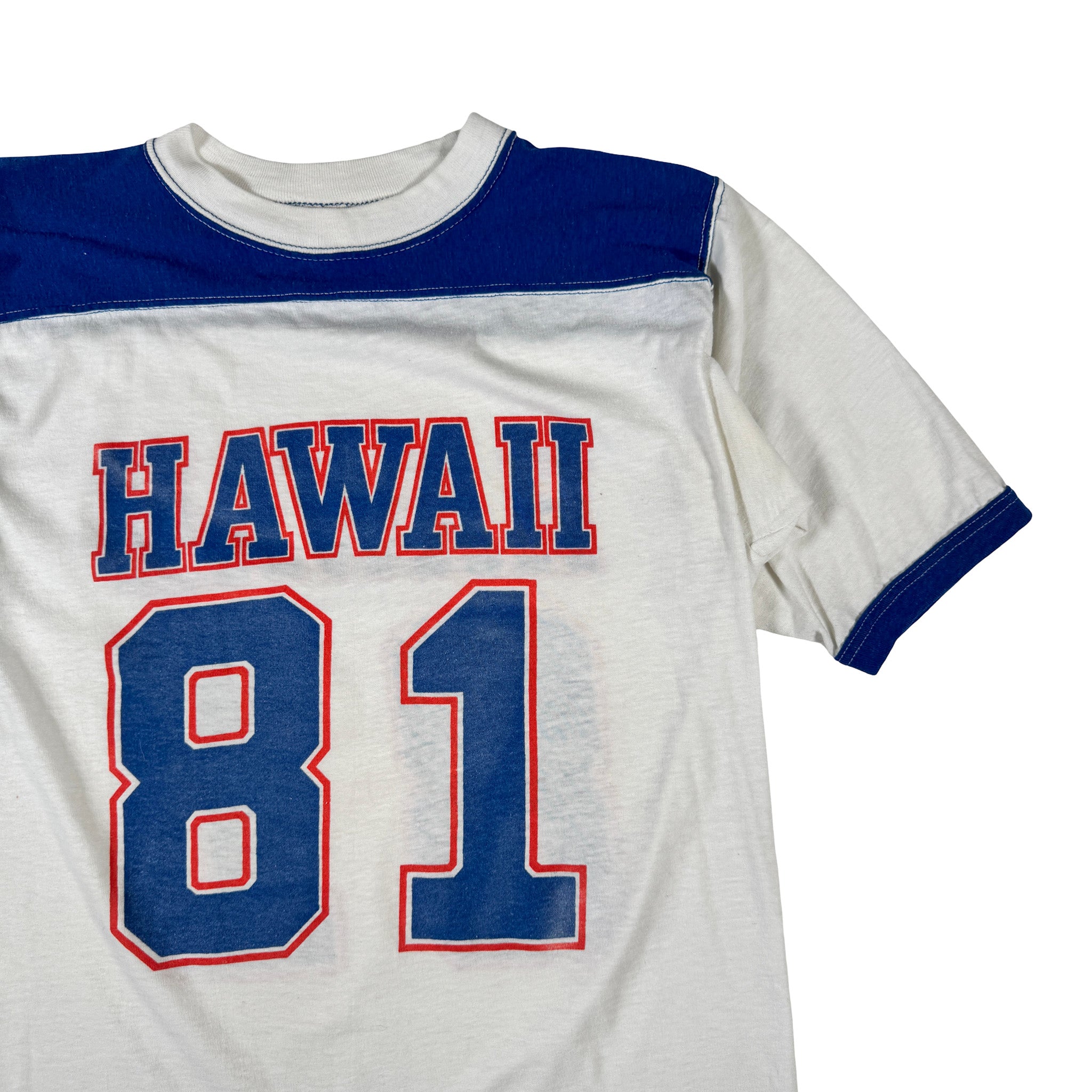 Sport T Hawaii #81 Single Stitch Raglan Tee Medium