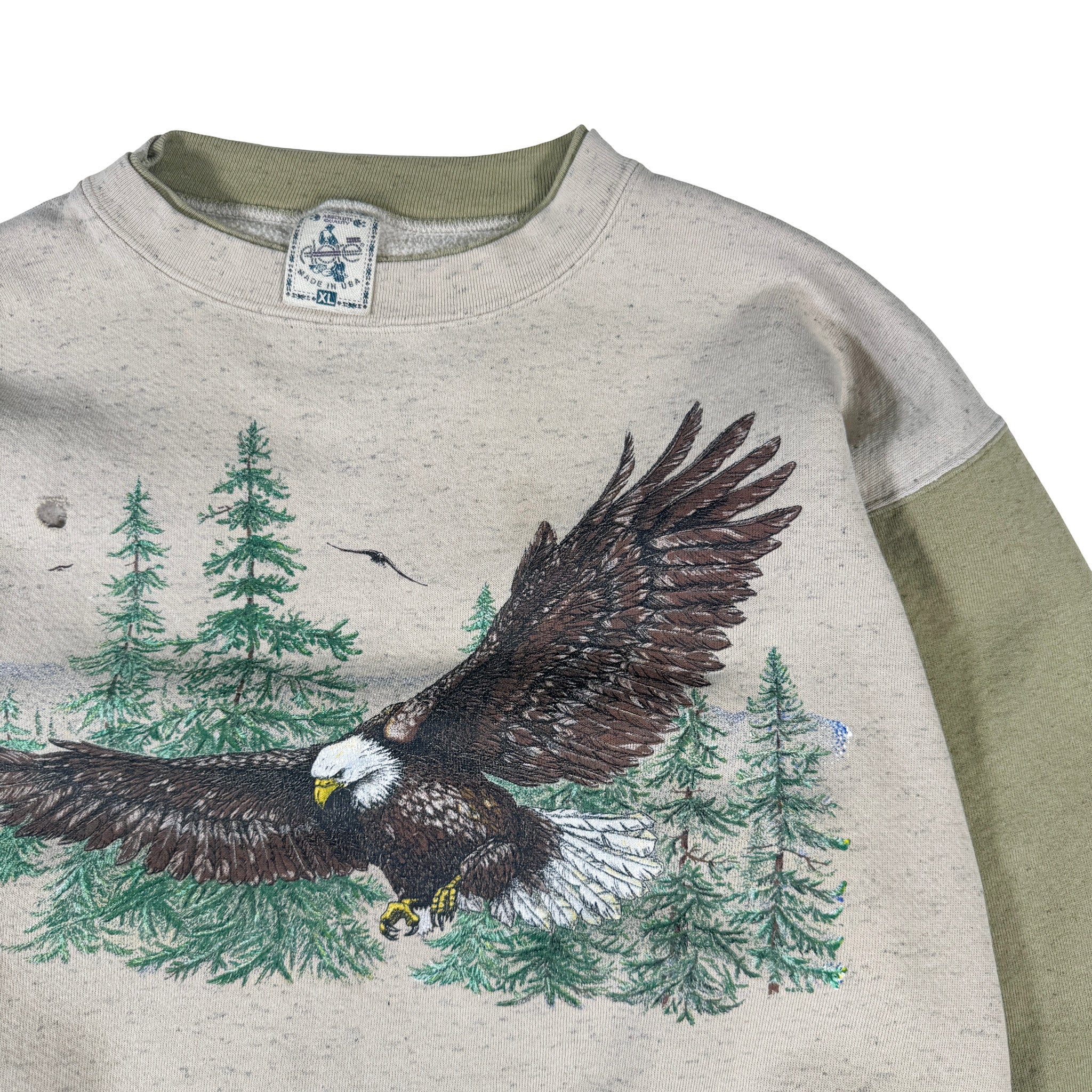 Absolute Quality Eagle Made in USA AOP Sweatshirt XL