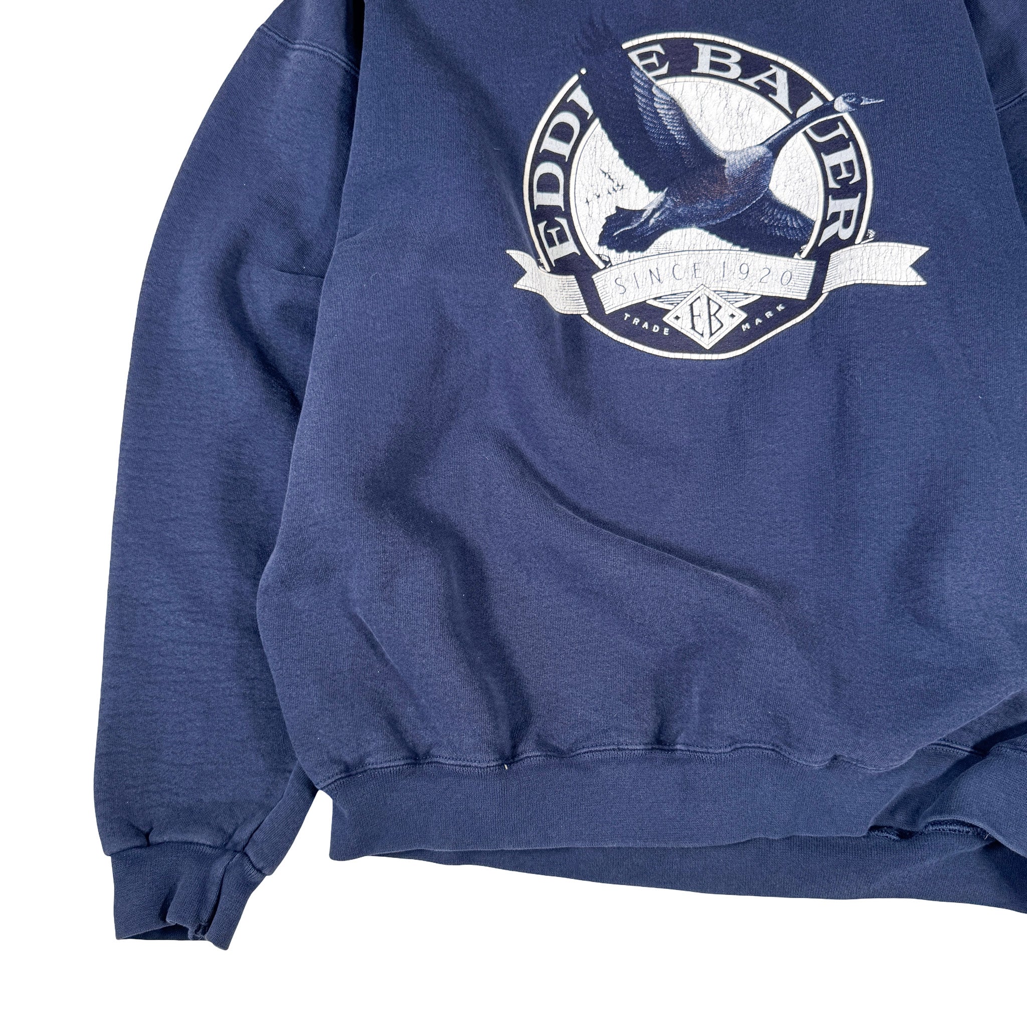 Eddie Bauer Goose Made in USA Double Stitch Sweatshirt XL