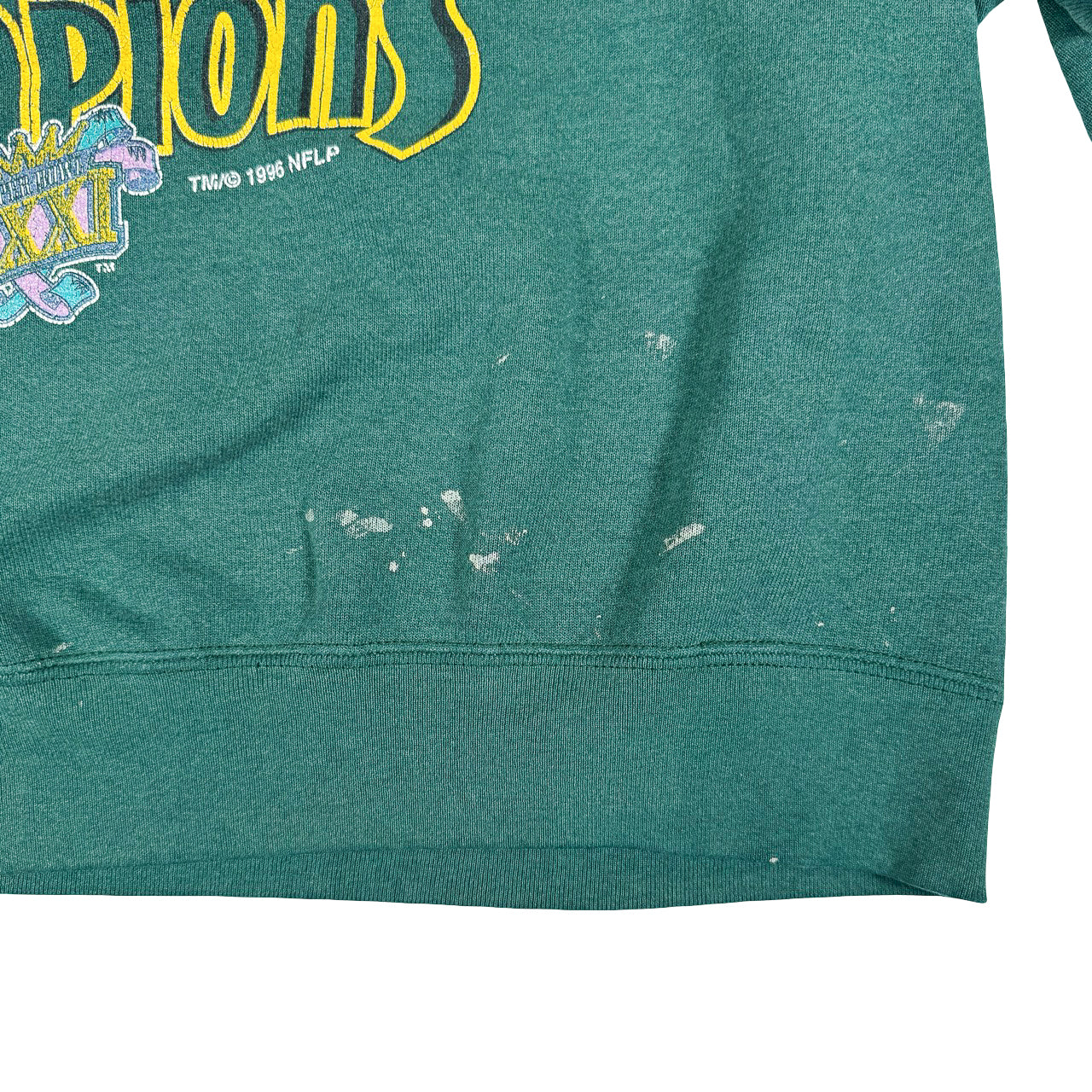 NFL Green Bay Packers Super Bowl Champions Vintage Sweatshirt L