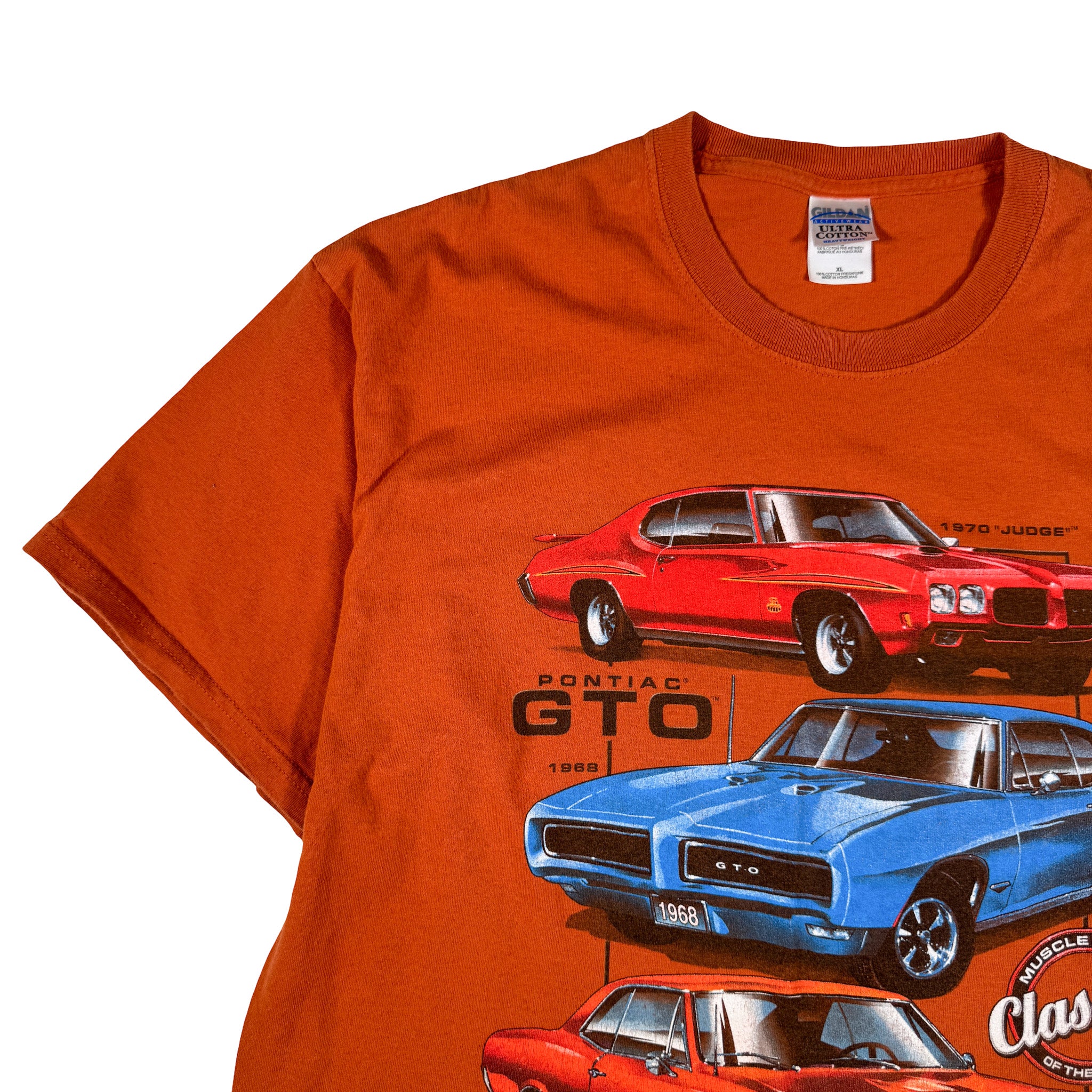 Gildan Single Stitch AOP Pontiac GTO Tee XL