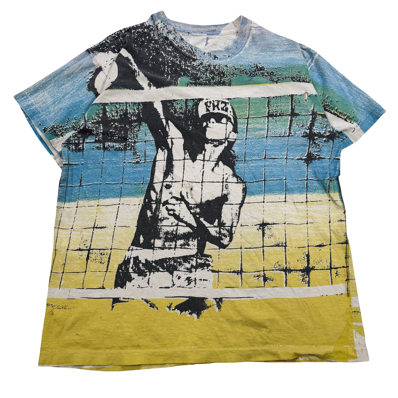 Vintage All Over Print Volleyball Tee