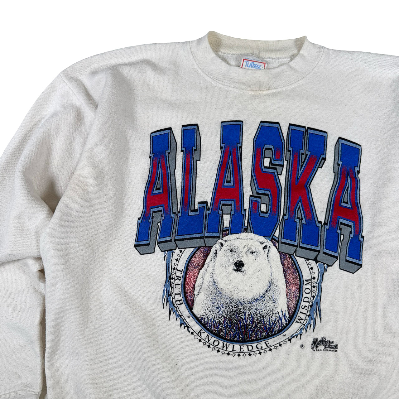 Tultex Alaska Polar Bear Vintage Sweatshirt XL