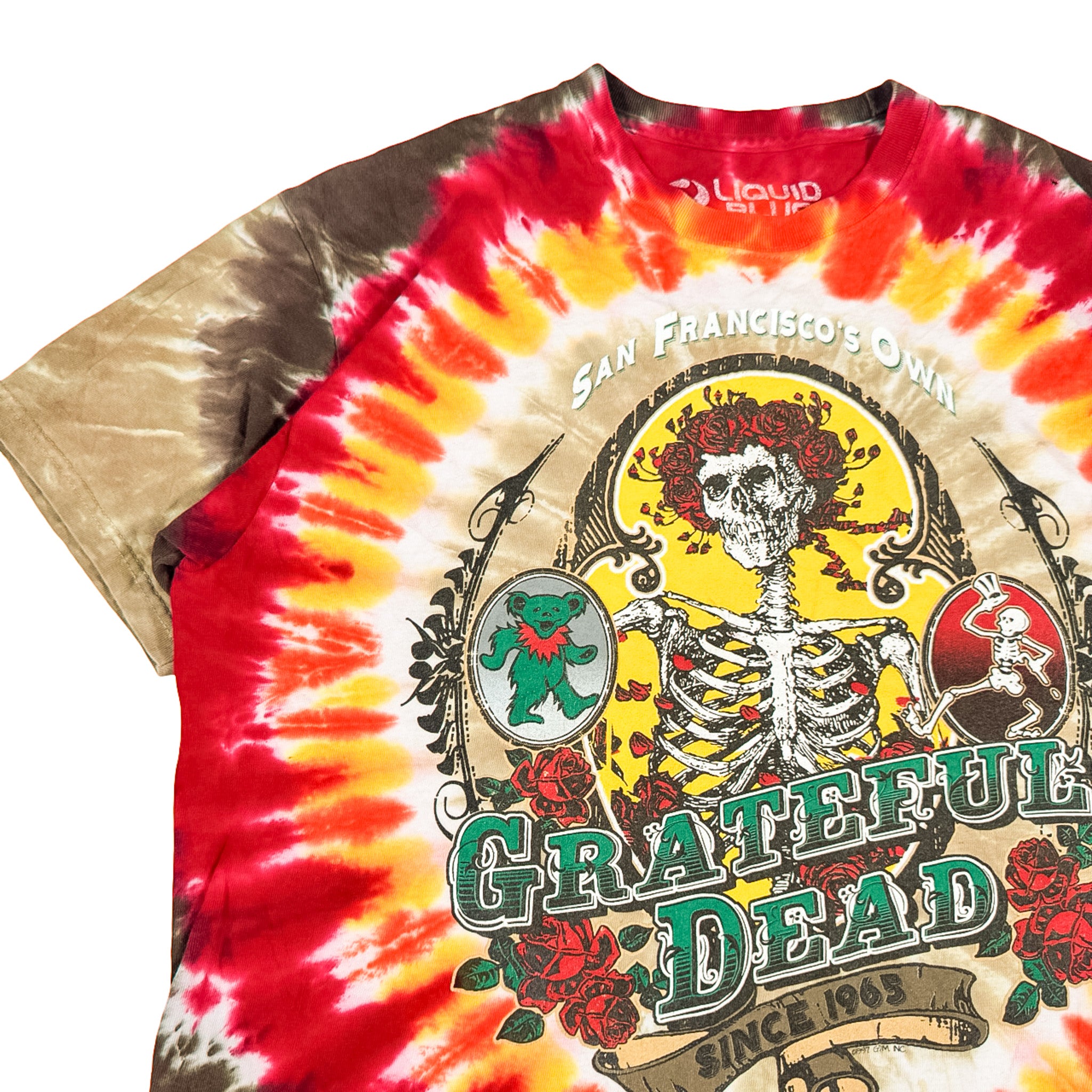 Liquid Blue San Francisco Grateful Dead Tie Dye T-Shirt L
