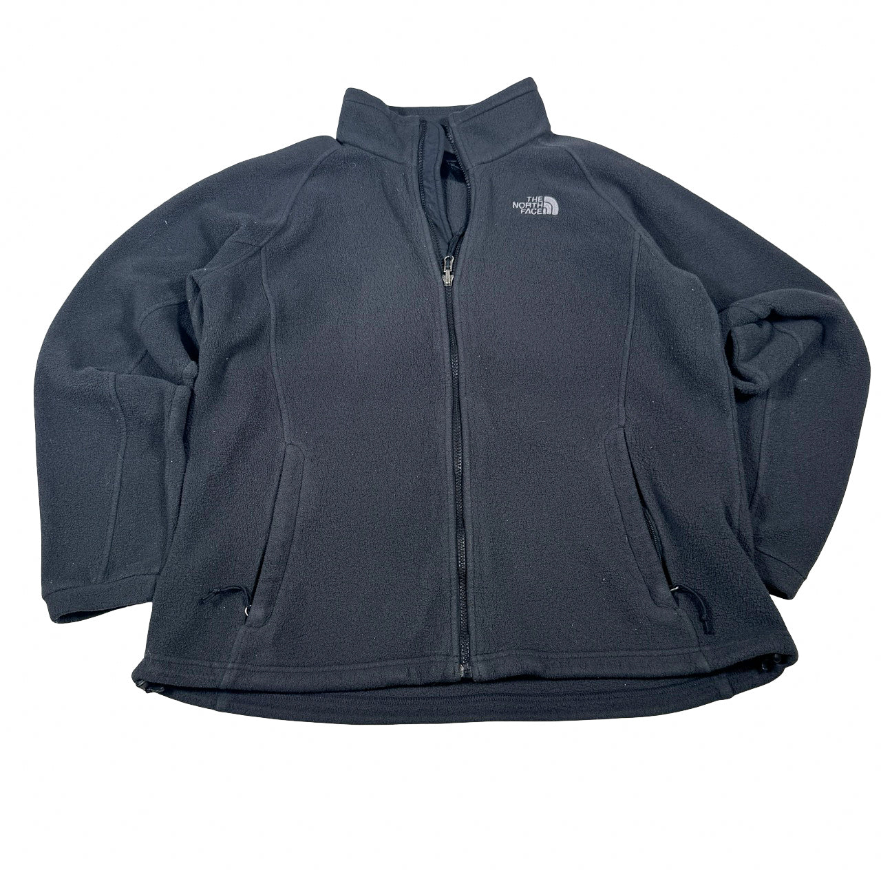 The North Face Black Fleece Zip-Up Jacket XL
