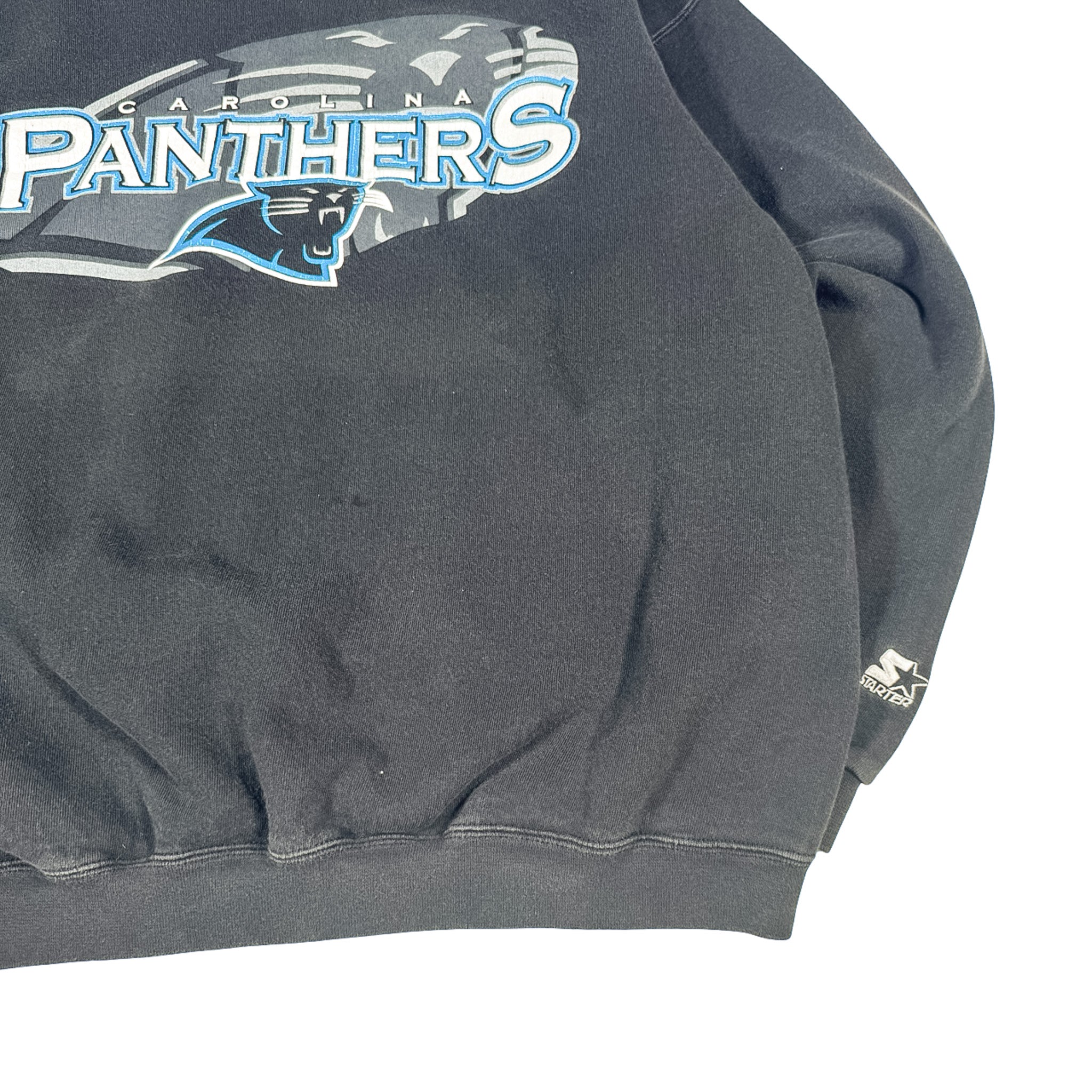 NFL Carolina Panthers Black Crewneck Sweatshirt XL