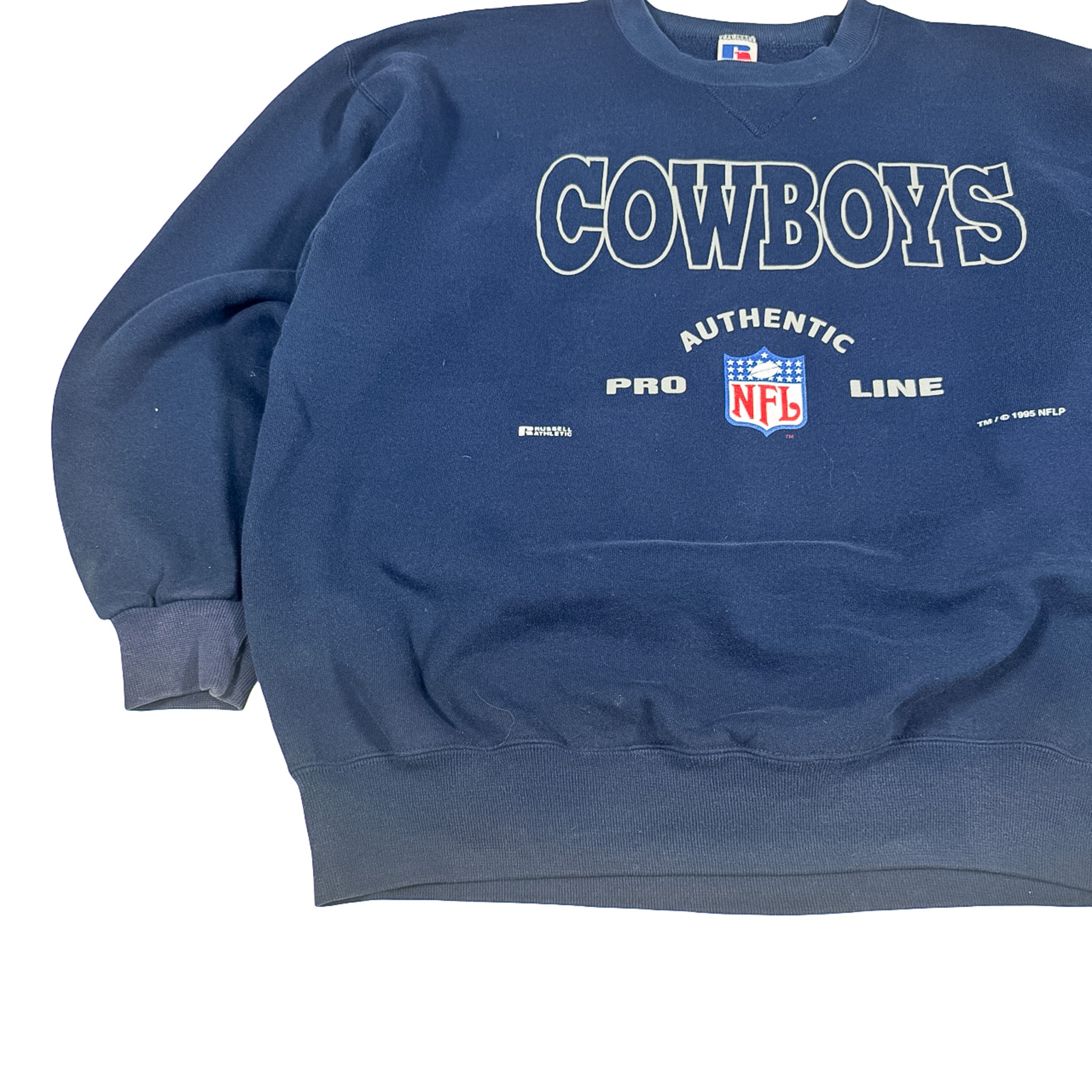 Russell Athletics Dallas Cowboys Navy Crewneck XL