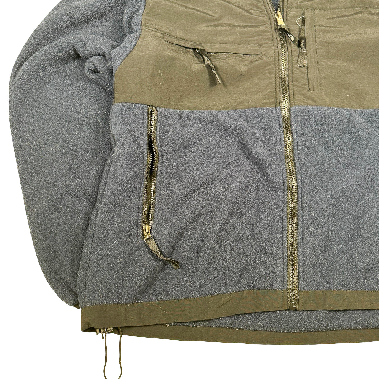 The North Face Two Tone Fleece Jacket Blue Black Size L
