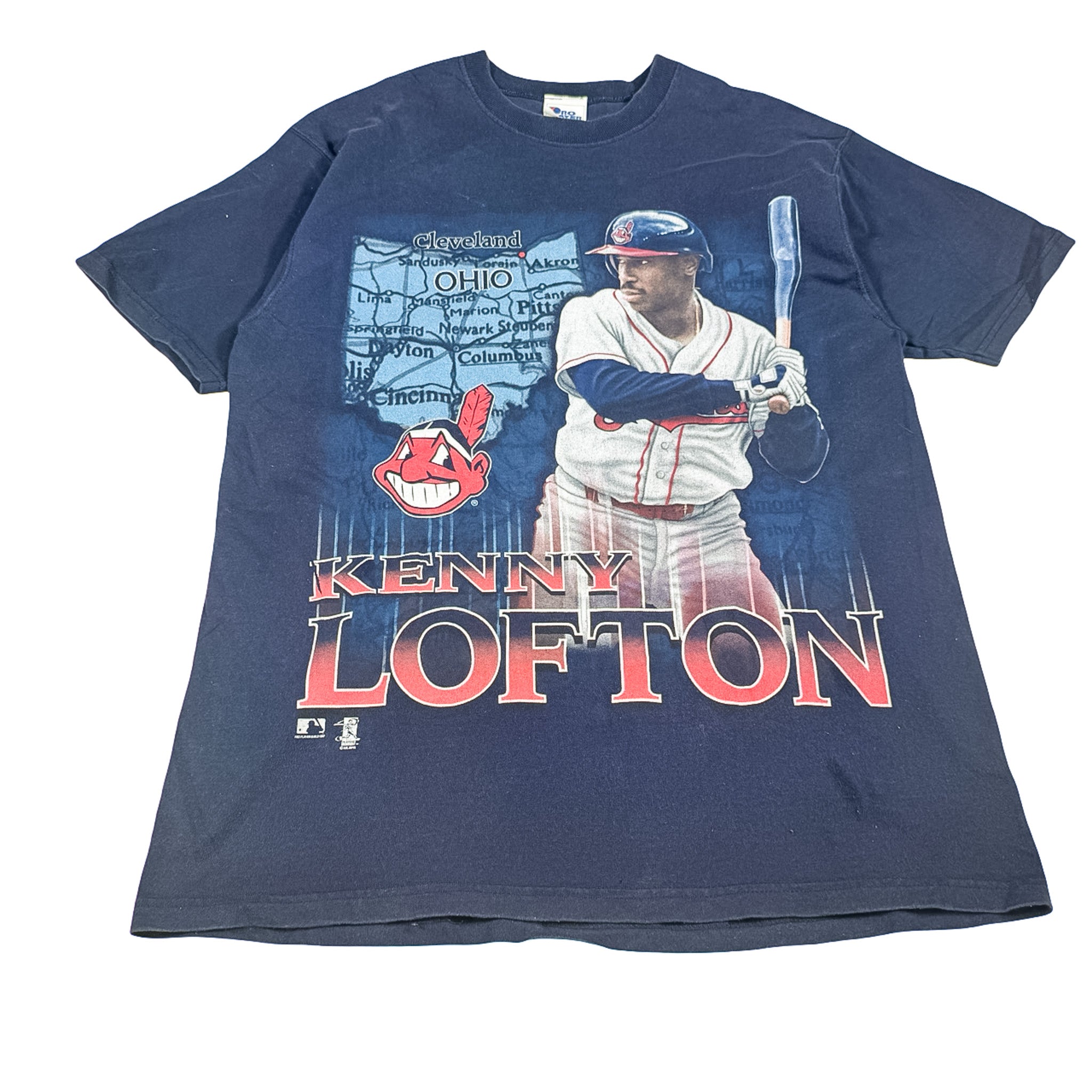 Pro Player Cleveland Indians Kenny Lofton Tee Size L