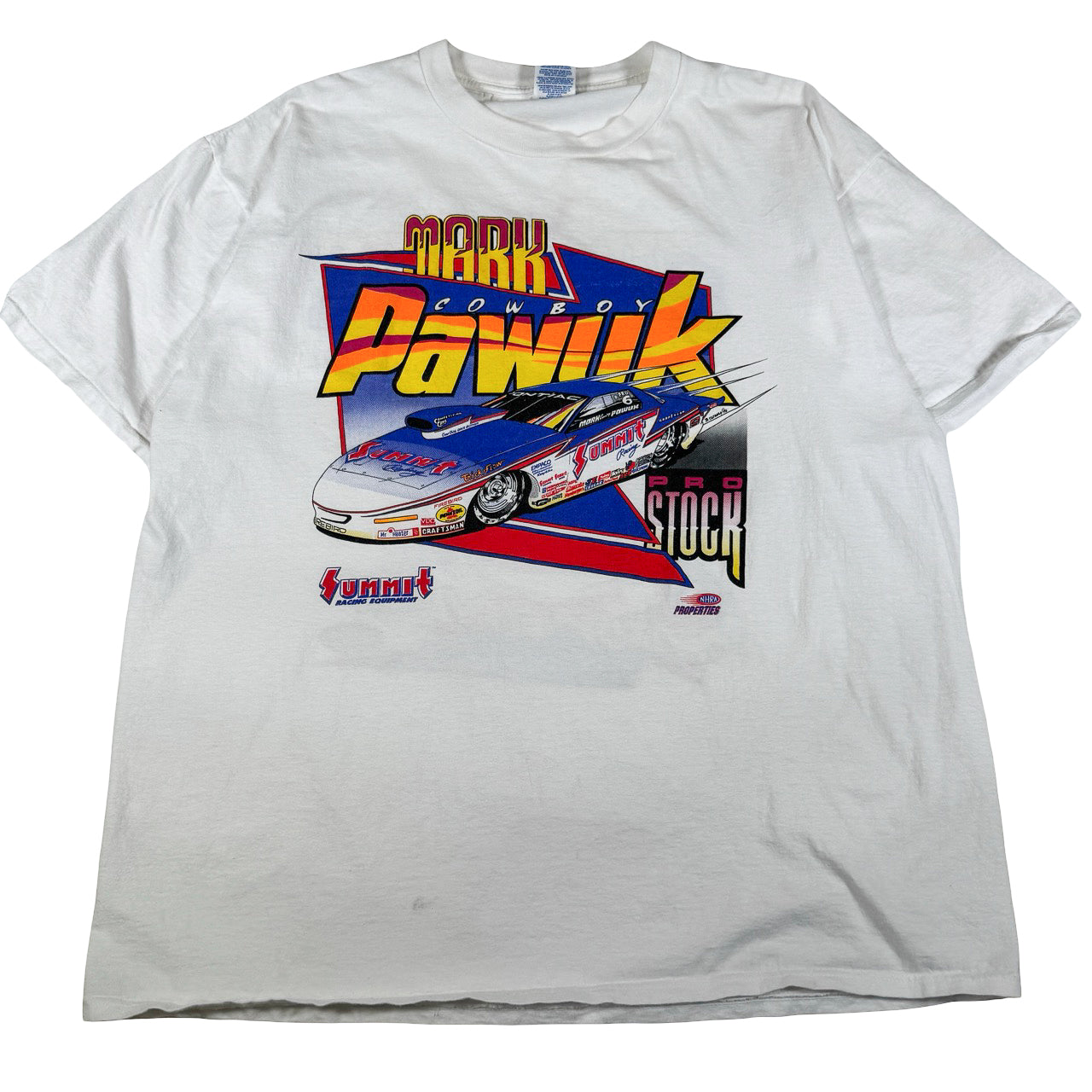 Vintage NHRA Properties Mark Pawik Vintage T-Shirt XXL