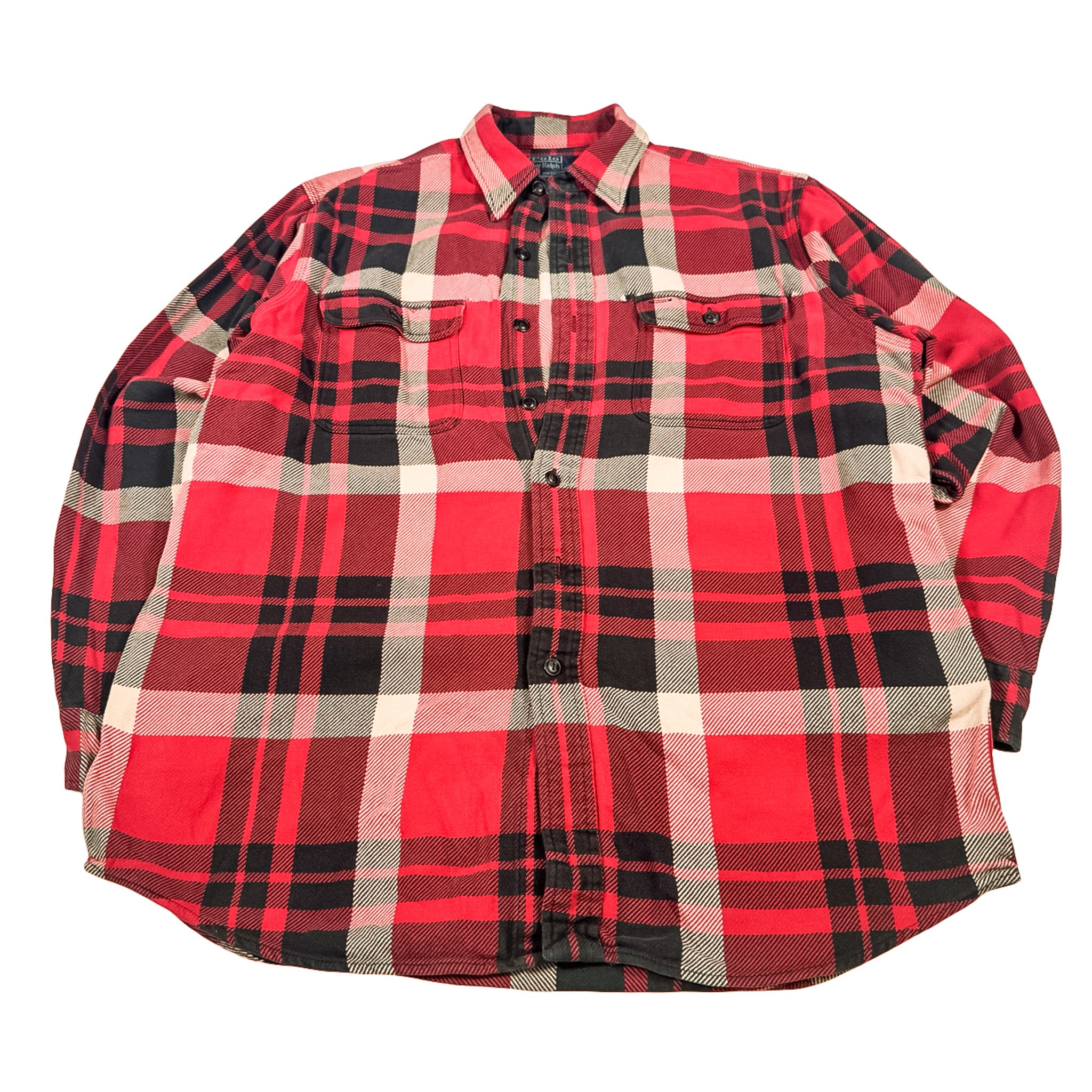 Polo Ralph Lauren Red Plaid Button-Up Shirt M