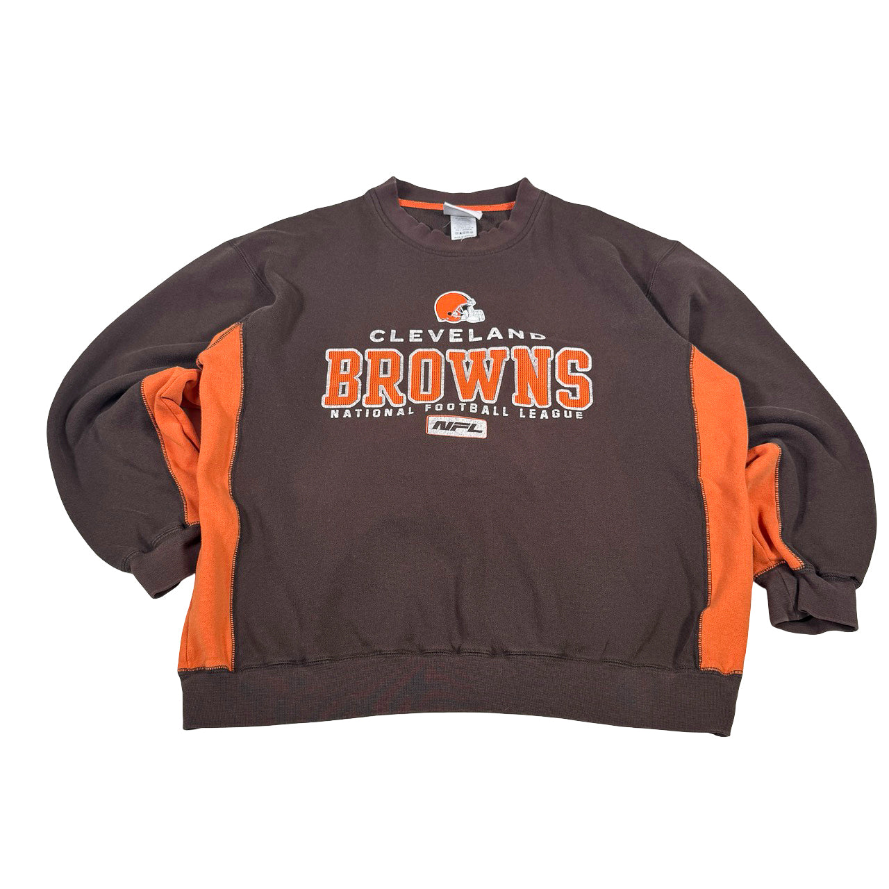 NFL Cleveland Browns Crewneck — Y2K Era Sweatshirt Large