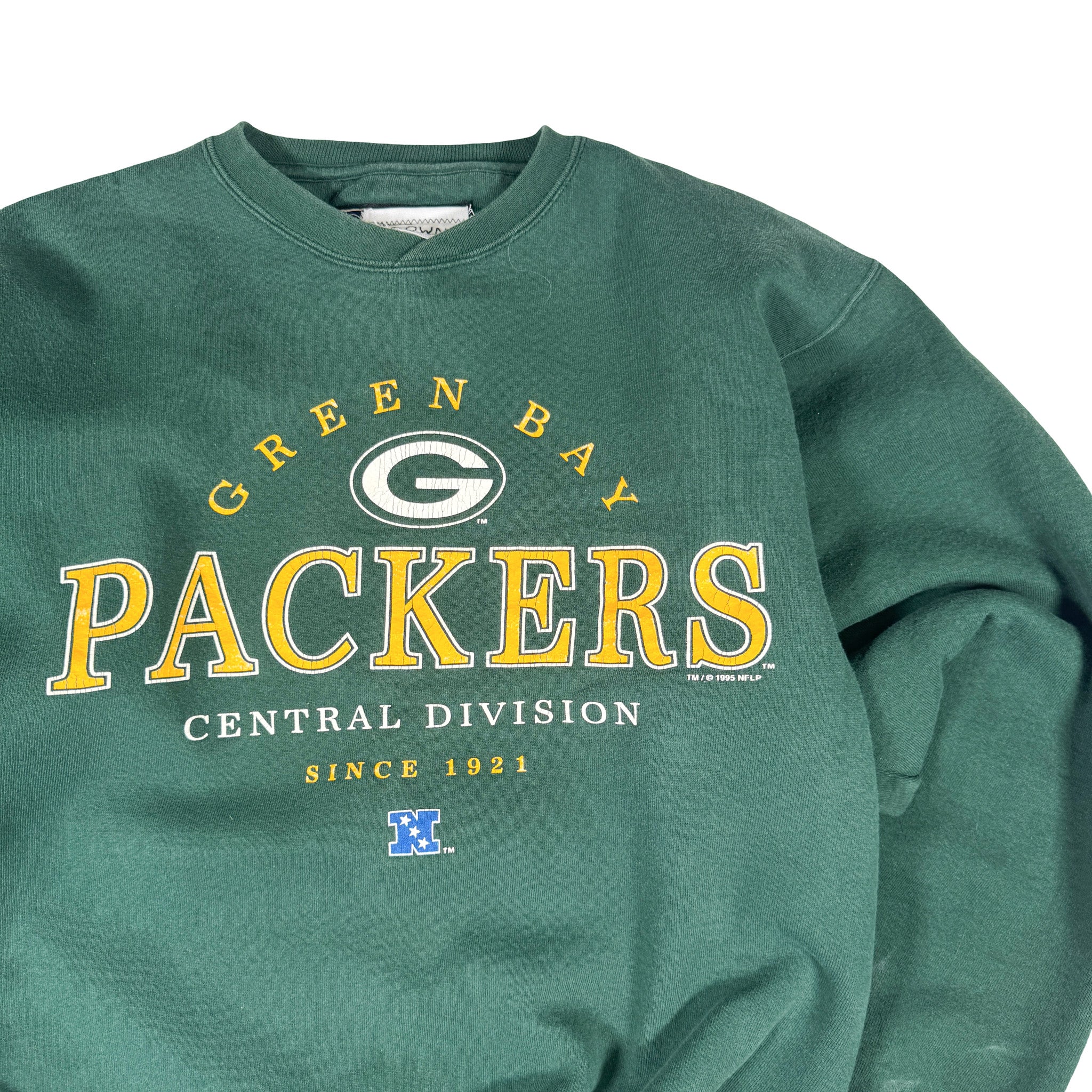 NFL Green Bay Packers Single Stitch Made in USA Sweatshirt M