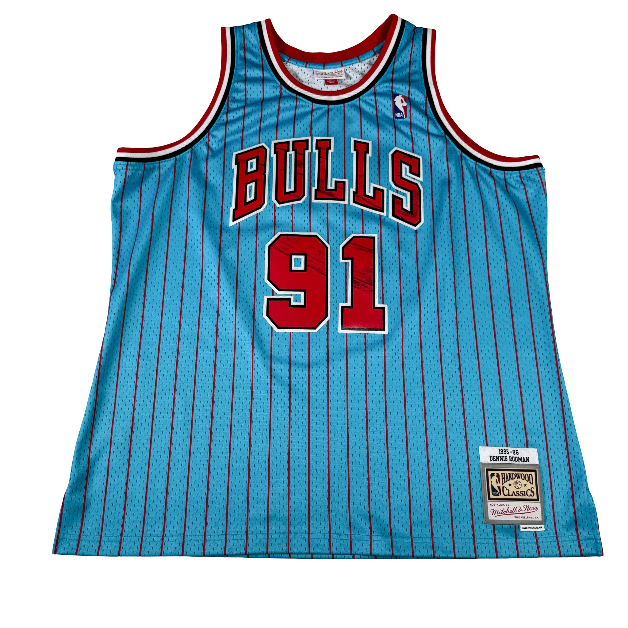NBA AOP Dennis Rodman Chicago Bulls Jersey XXL