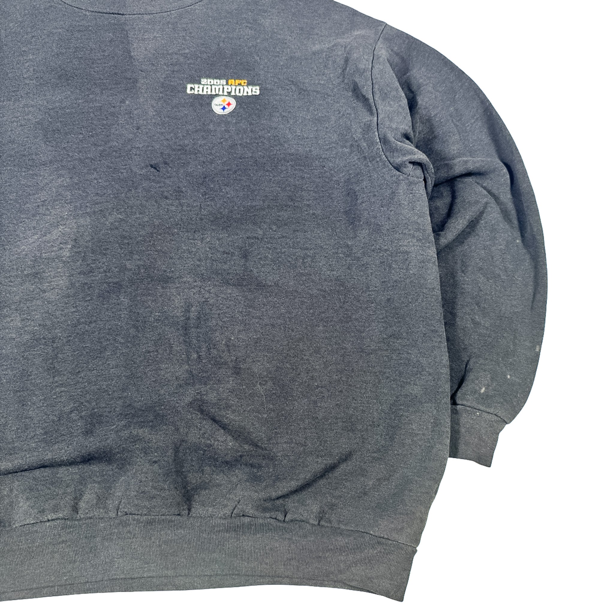 NFL Pittsburgh Steelers 2005 AFC Champions Sweatshirt Large