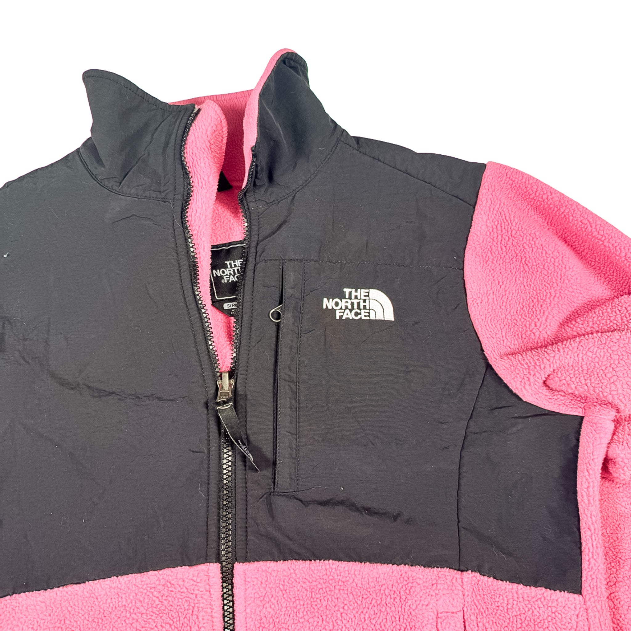 The North Face Pink Fleece Zip-Up Jacket S