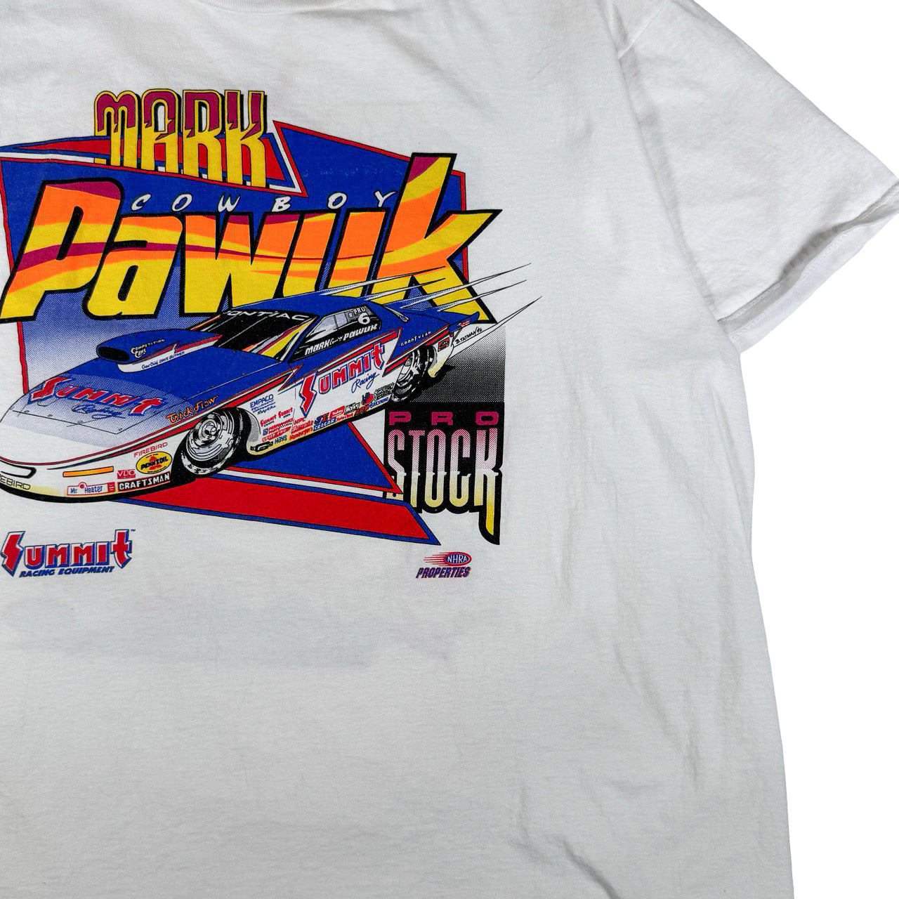 Vintage NHRA Properties Mark Pawik Vintage T-Shirt XXL
