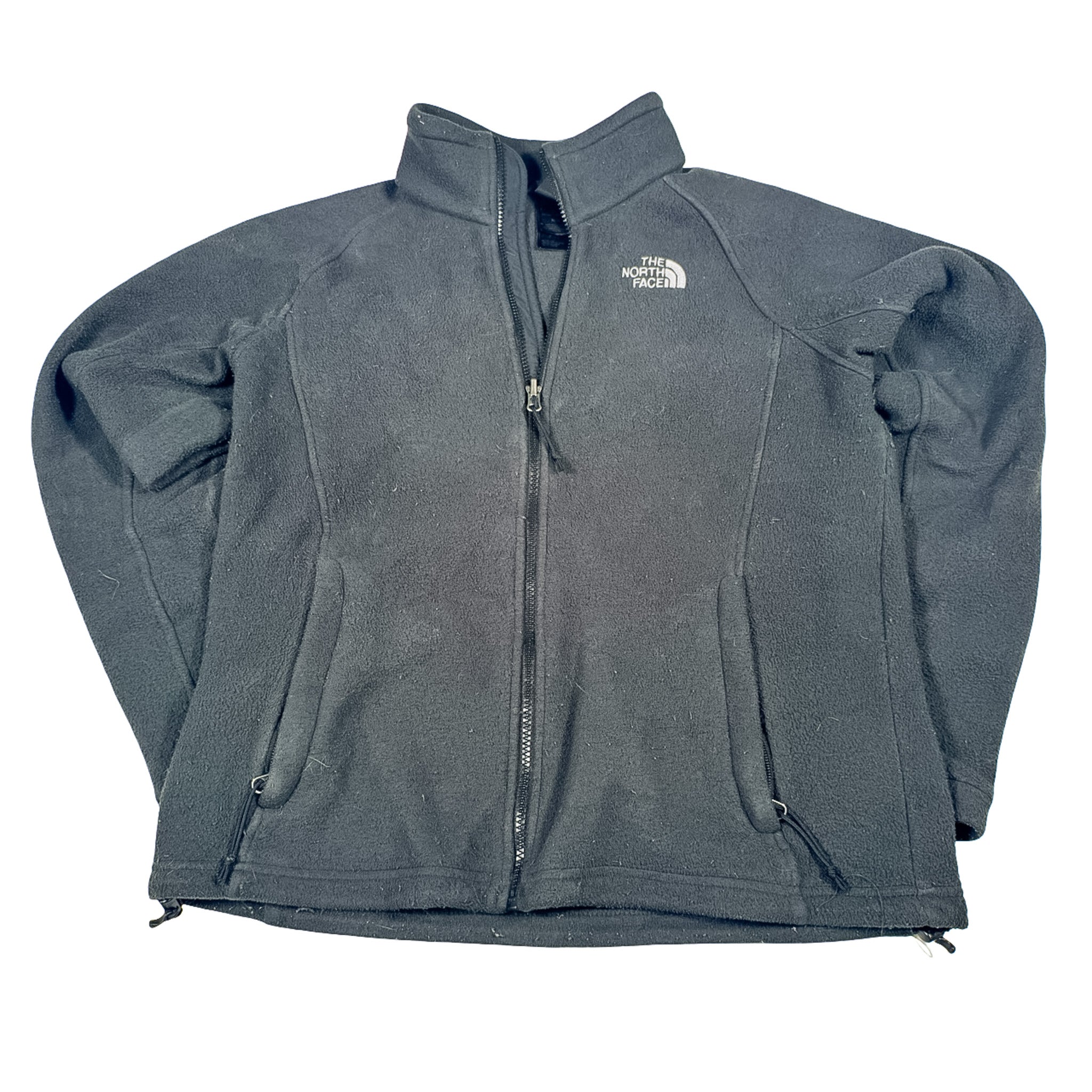 The North Face Black Fleece Zip-up Jacket - Medium