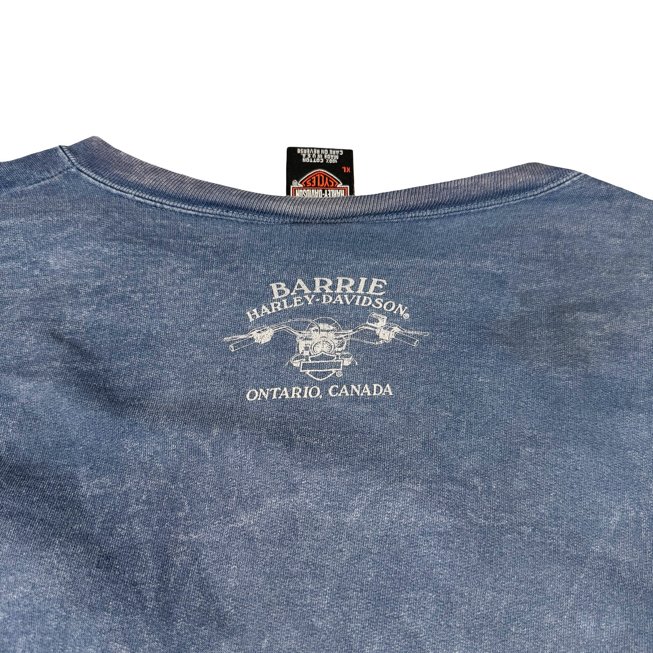 Harley Davidson Ontario Canada Longsleeve — 90s Graphic Sweatshirt XL
