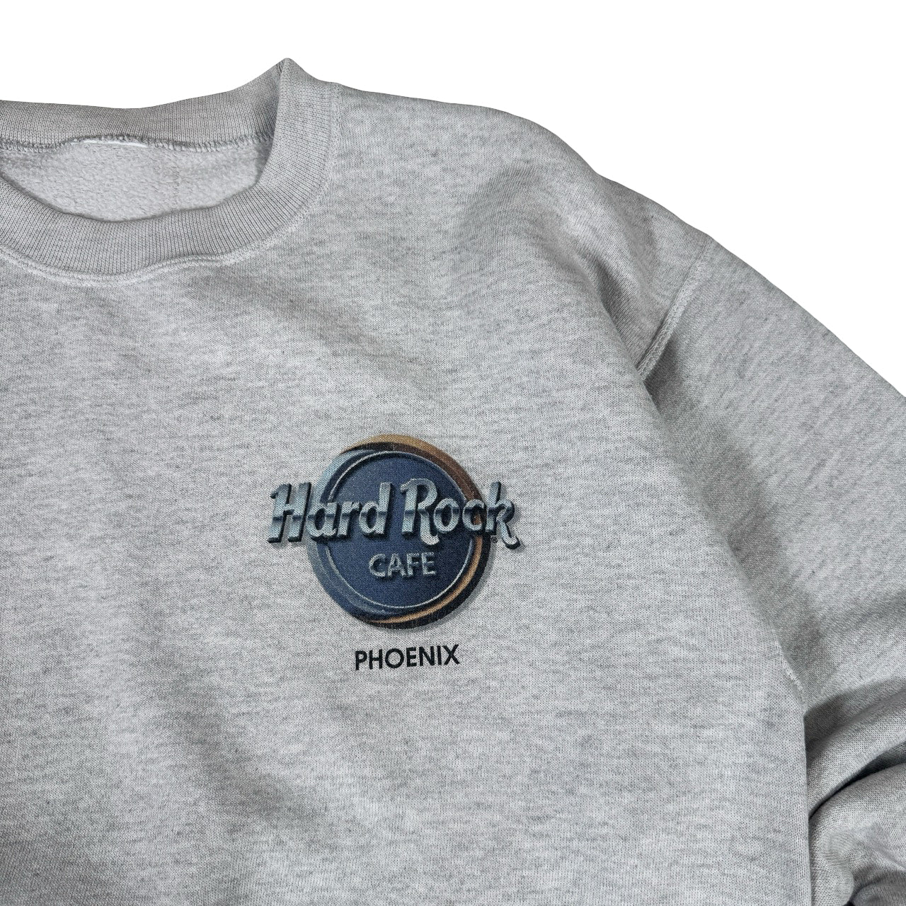 Hard Rock Cafe Phoenix Sweatshirt — Mid-2000s Light Blue Logo 28x20