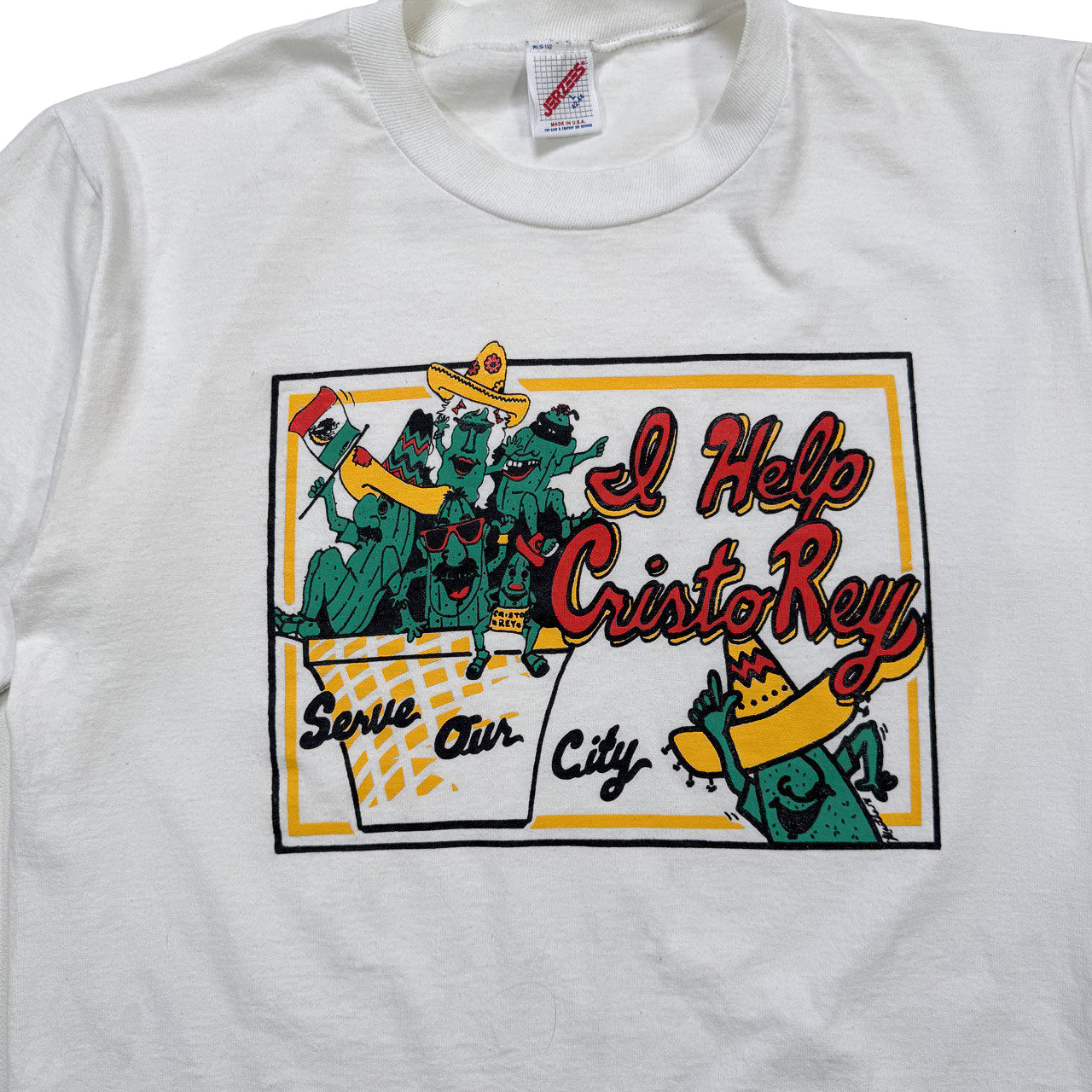 Vintage I Help Cristo Ray Tee L