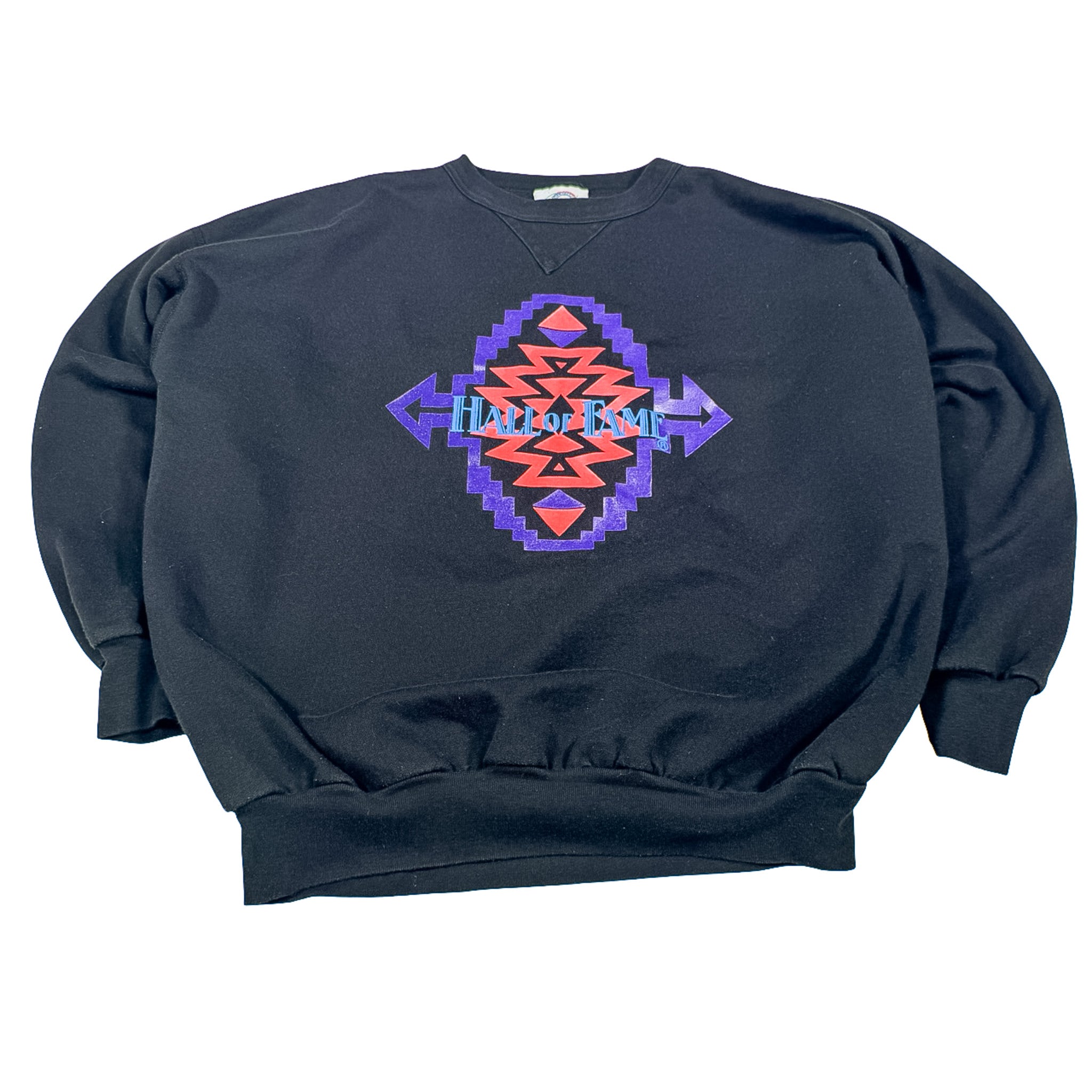 Sport Hall of Fame Black Crewneck Sweatshirt - L