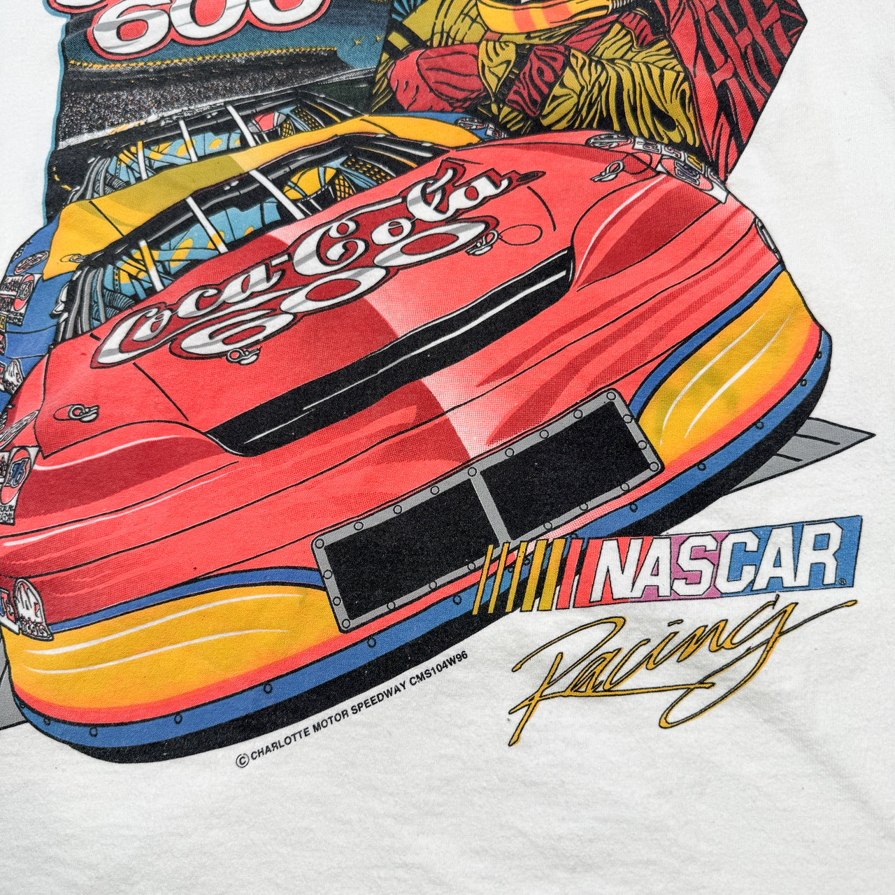 Vintage NASCAR Charlotte Nascar Coca Cola 600 Tee XL