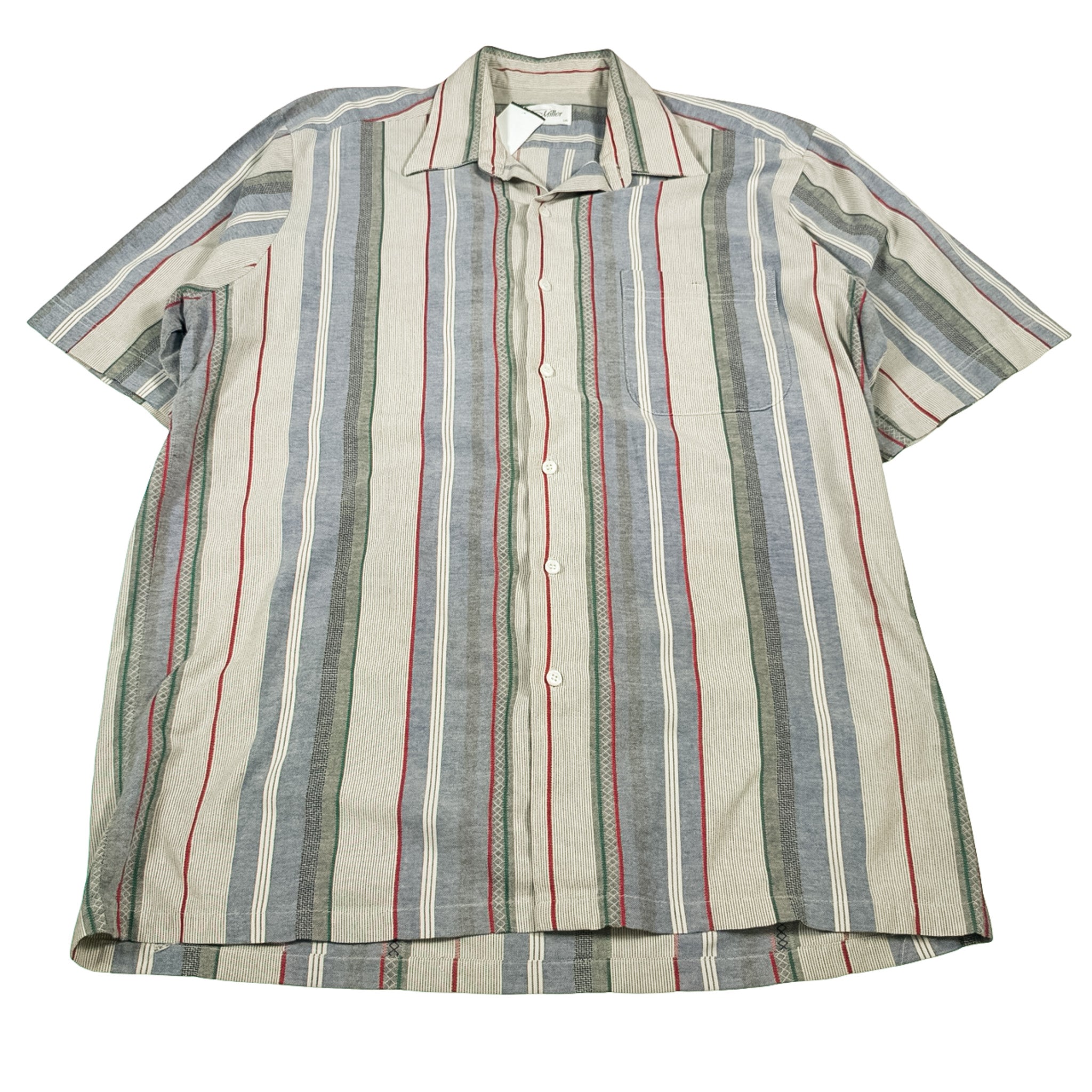 Miller Multi Colour Button-Up Cream Base L