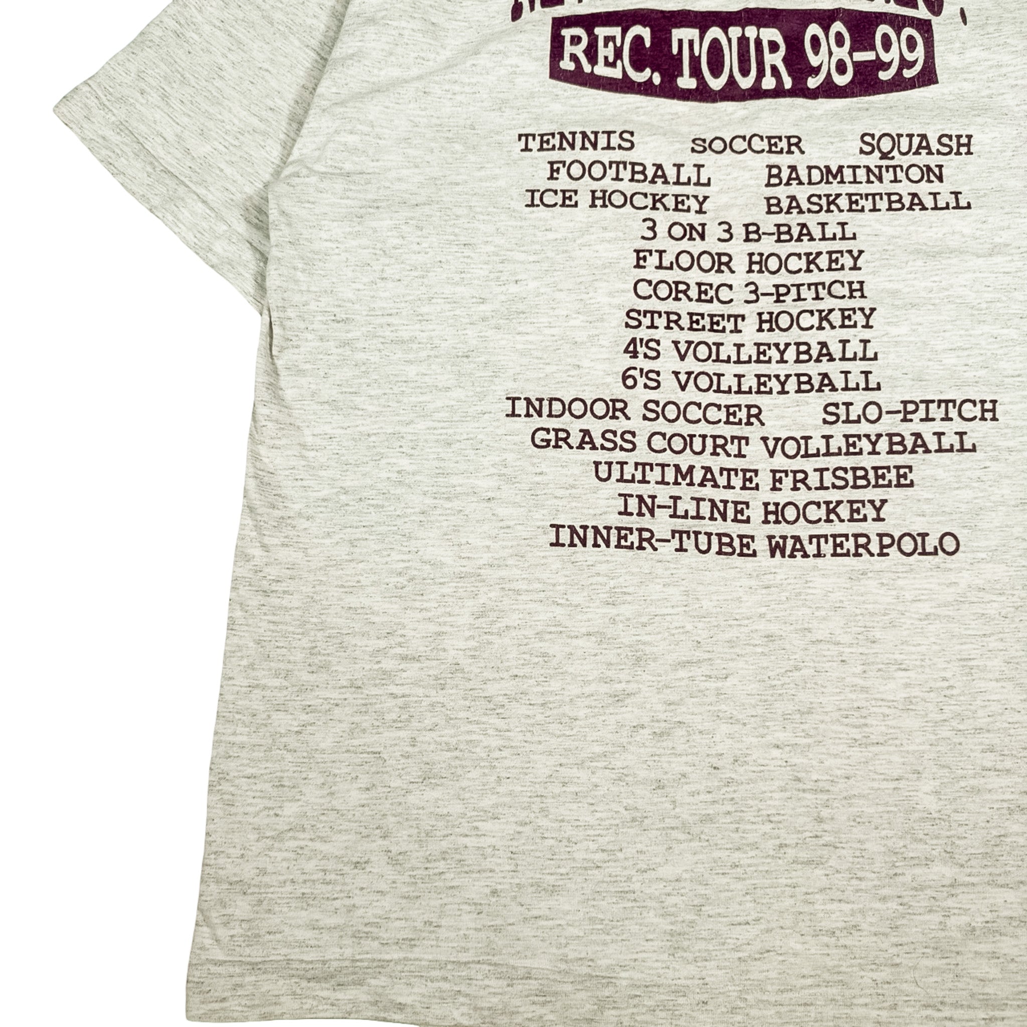 Fruit of the Loom McMaster Intramural Athletics T-Shirt Size L