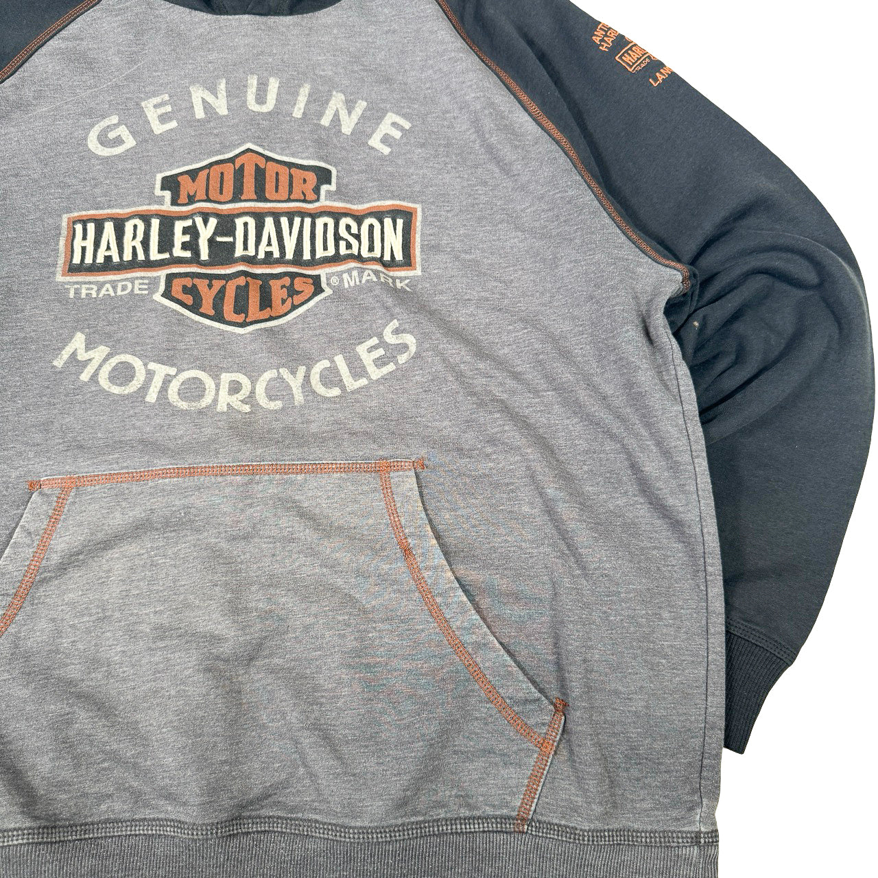 Harley Davidson Hoodie — 90s Antelope Valley Lancaster CA Large