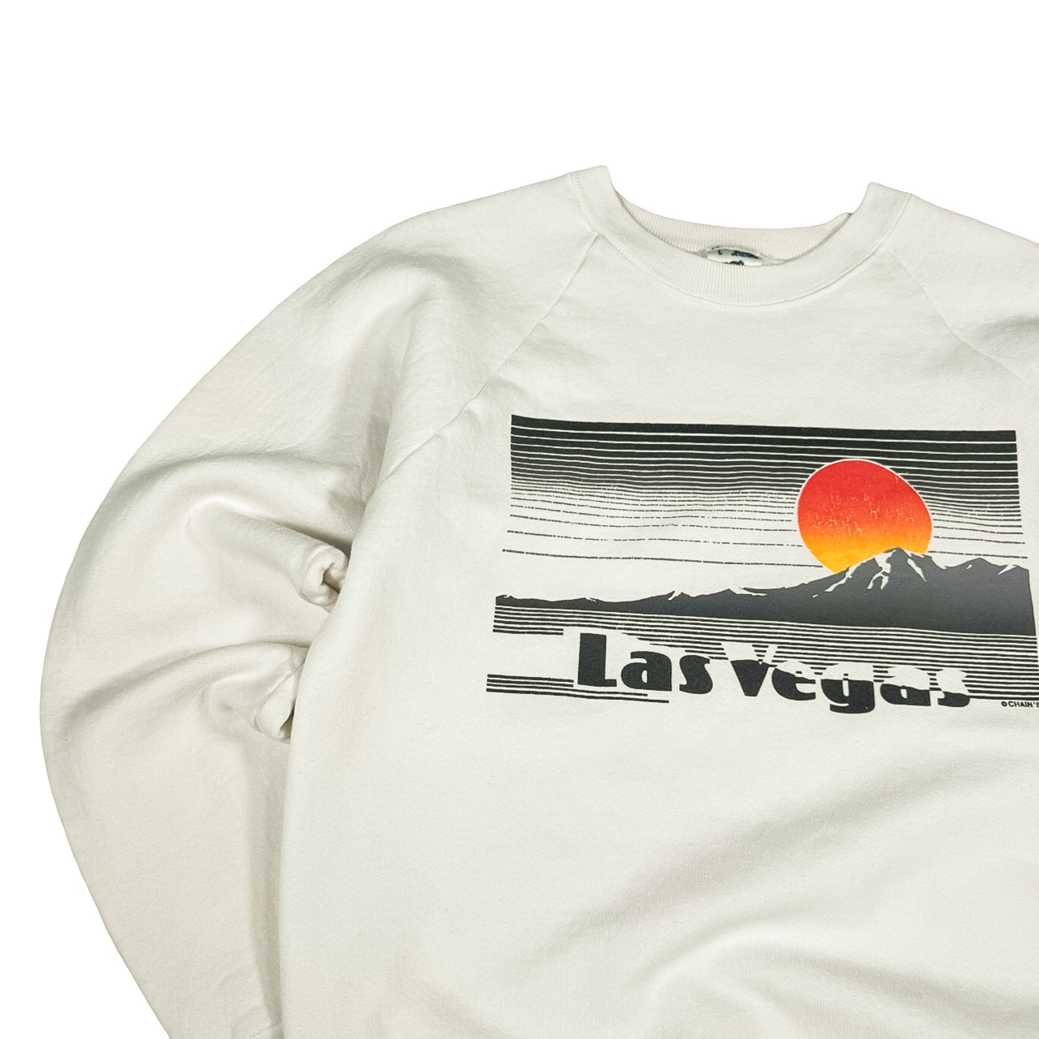 Fruit of the Loom Las Vegas Graphic Crewneck Sweatshirt L
