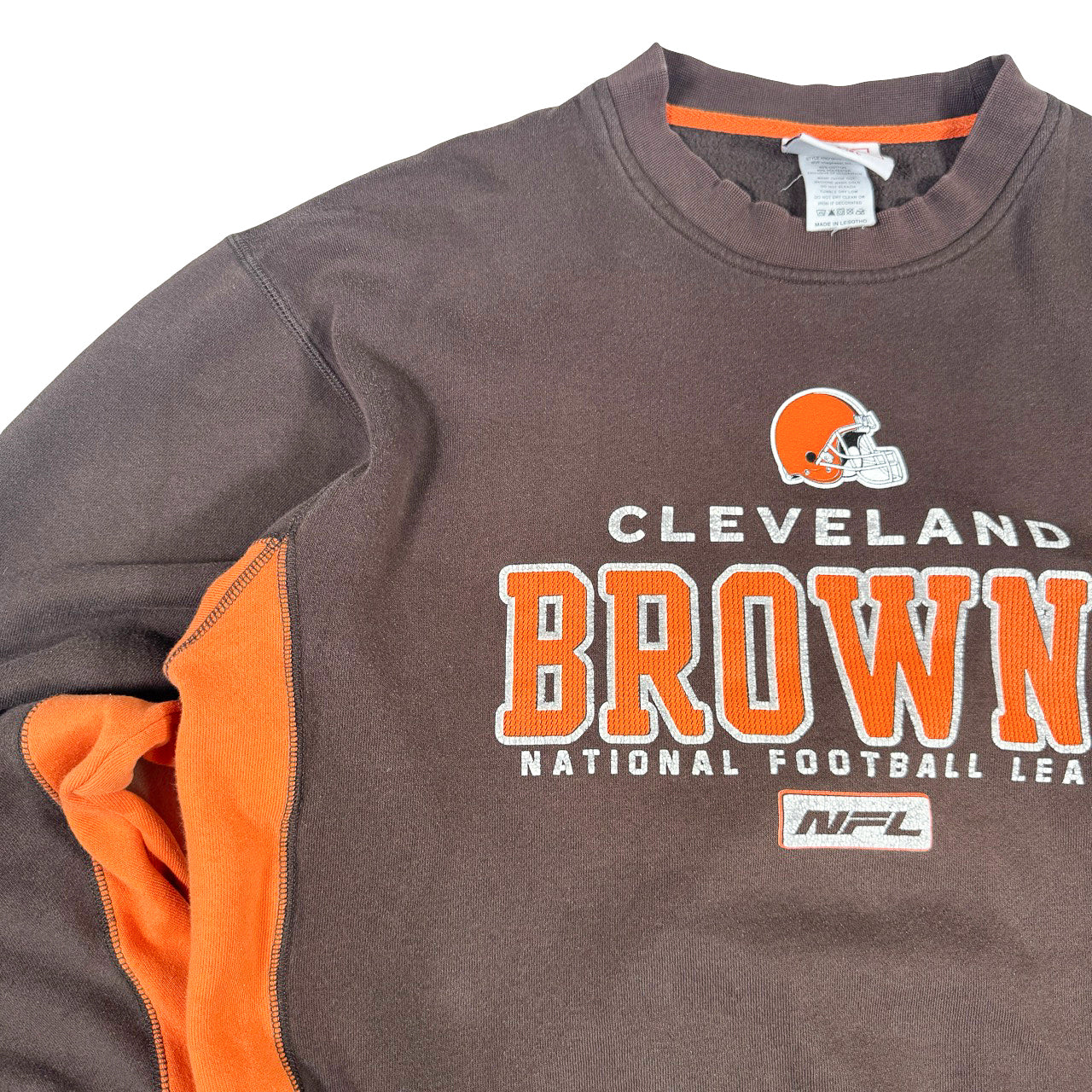 NFL Cleveland Browns Crewneck — Y2K Era Sweatshirt Large