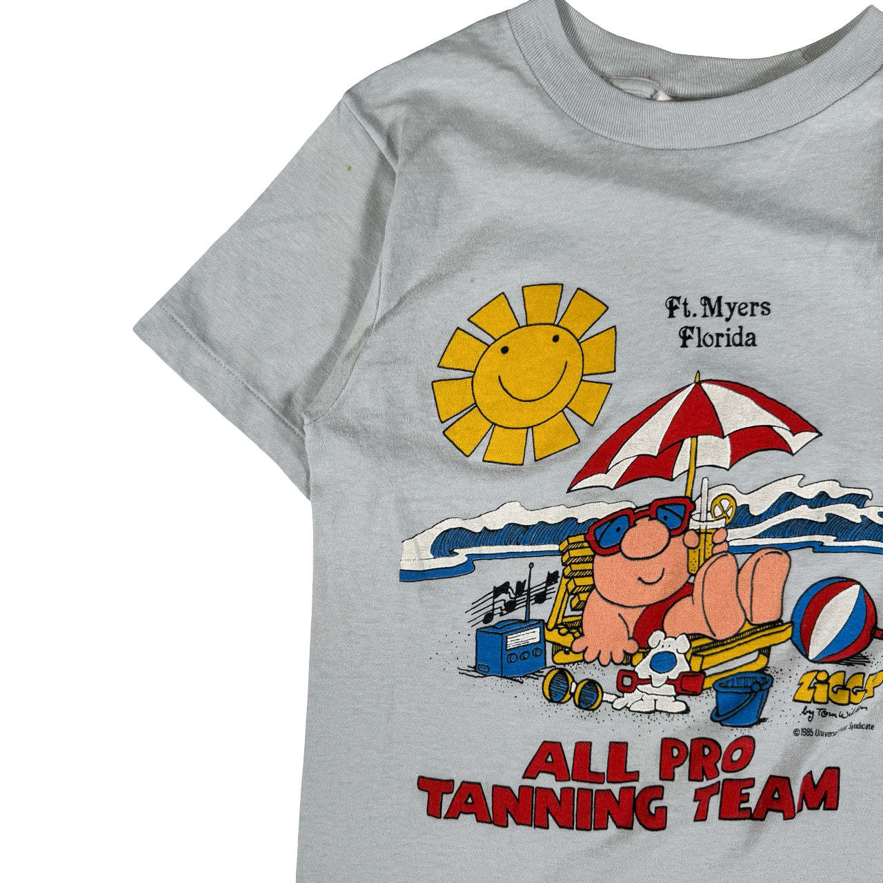 Vintage Ft Myers Florida Tanning Team Vintage T-Shirt