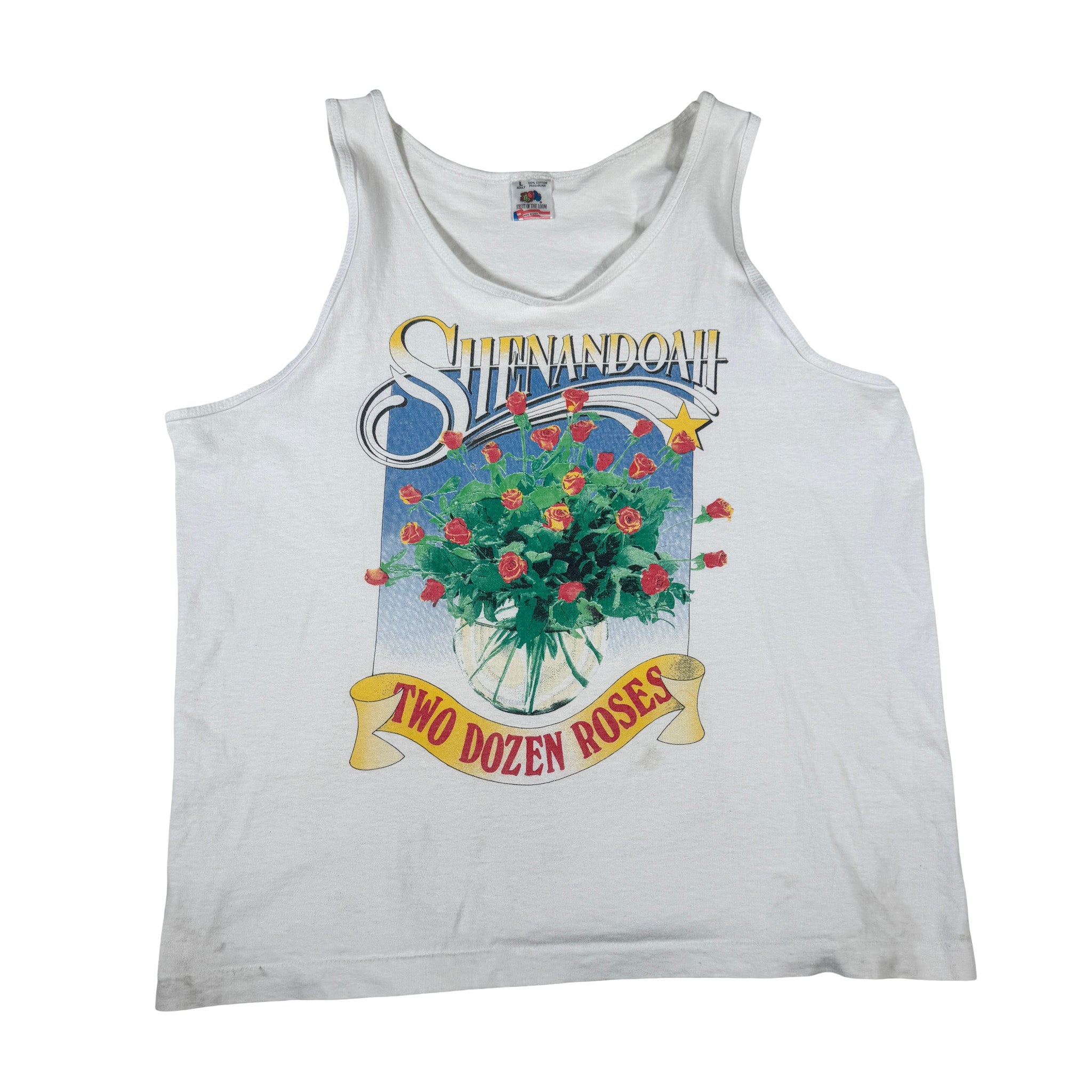 Fruit of the Loom Shenandoah Single Stitch Made in USA Tank L