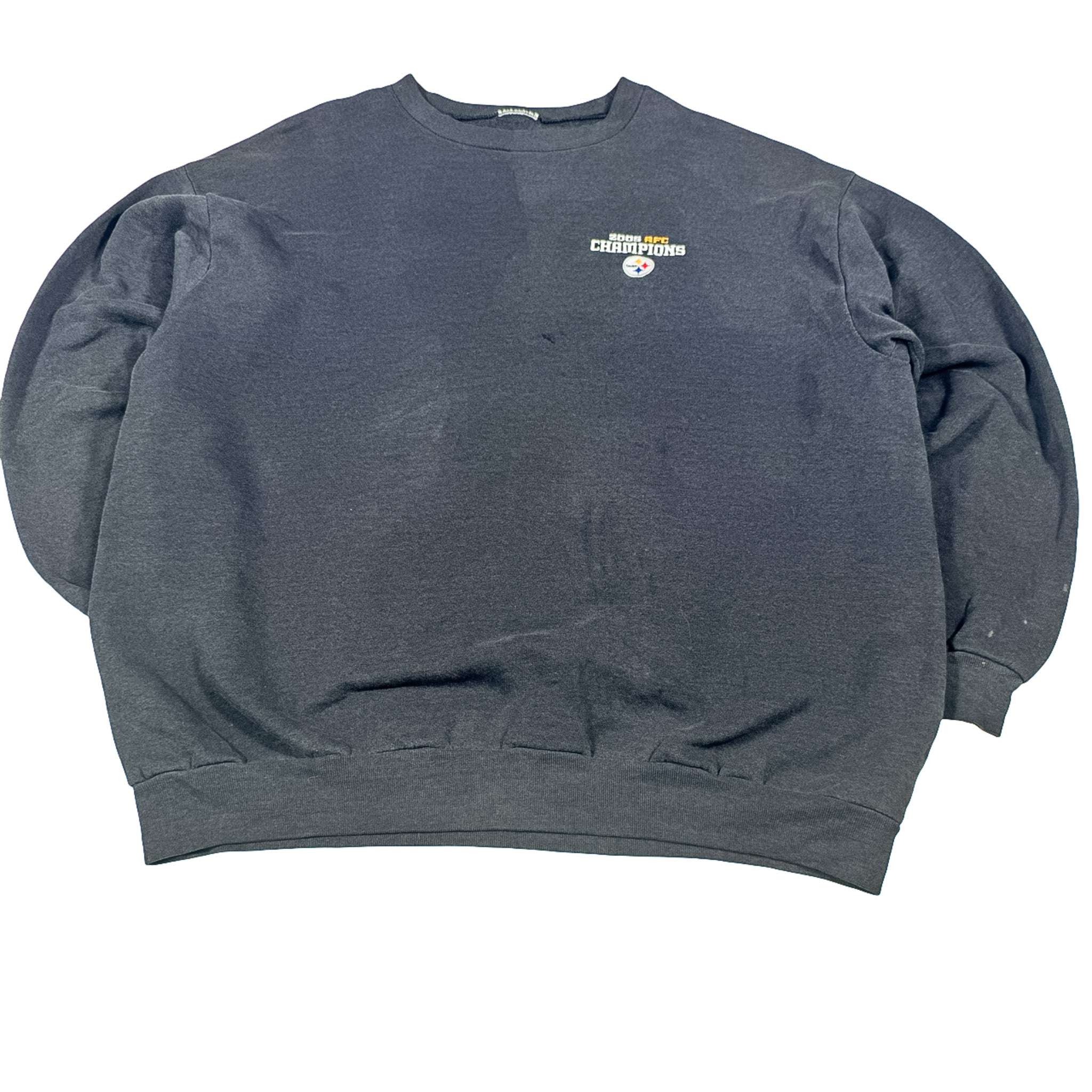 NFL Pittsburgh Steelers 2005 AFC Champions Sweatshirt Large
