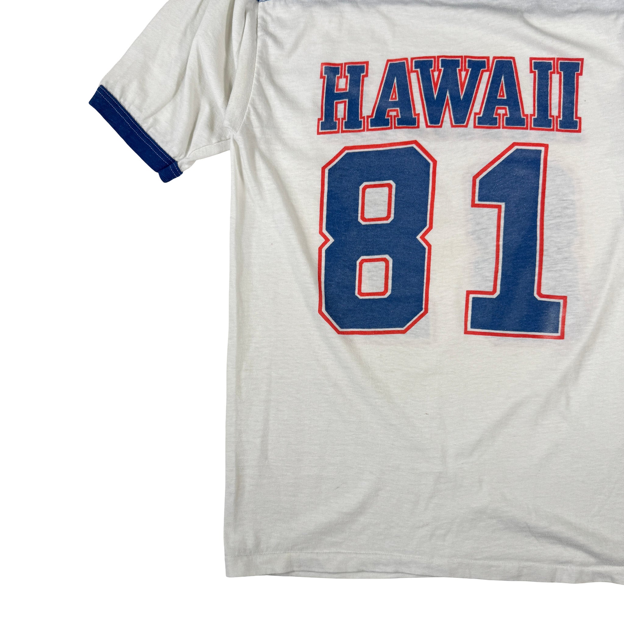 Sport T Hawaii #81 Single Stitch Raglan Tee Medium