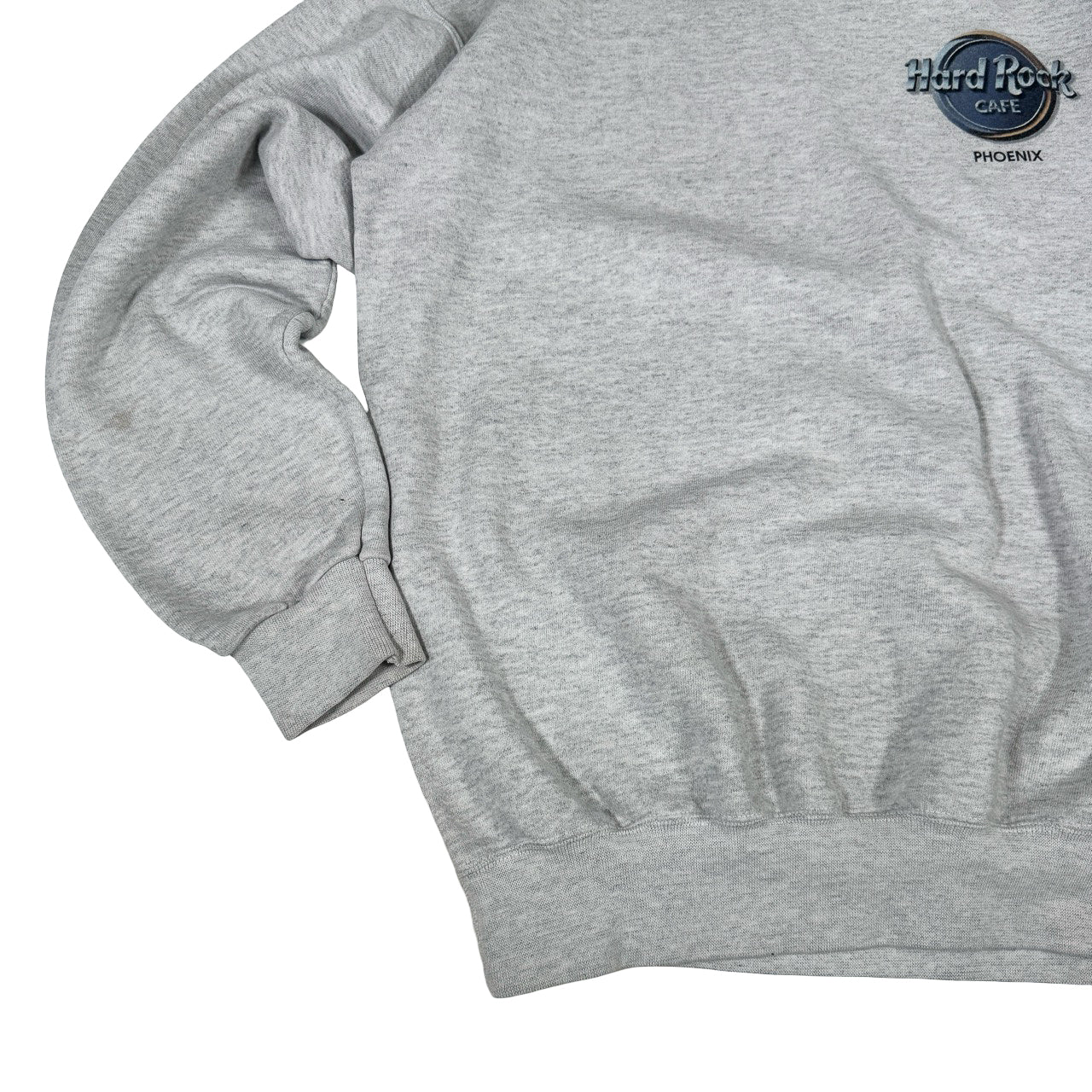 Hard Rock Cafe Phoenix Sweatshirt — Mid-2000s Light Blue Logo 28x20