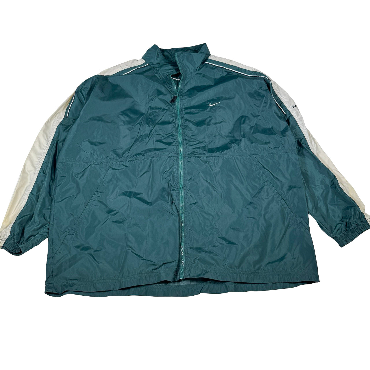 Nike Windbreaker Teal White Colorblock XXL