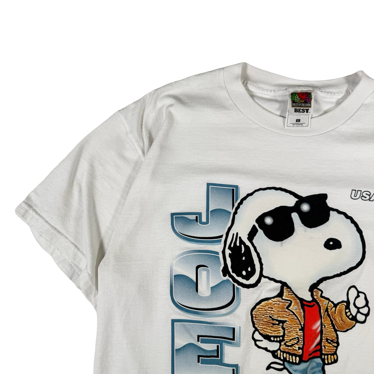 Vintage Fruit of the Loom Joe Cool Snoopy Vintage T-Shirt L