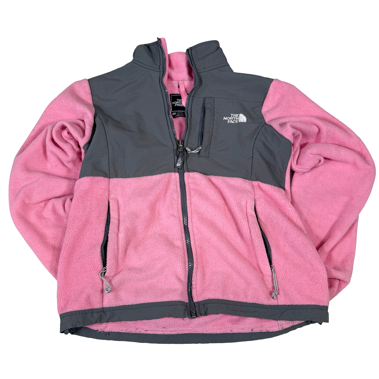 The North Face Coral Fleece Zip-Up — 90s Unhooded Sweatshirt Medium