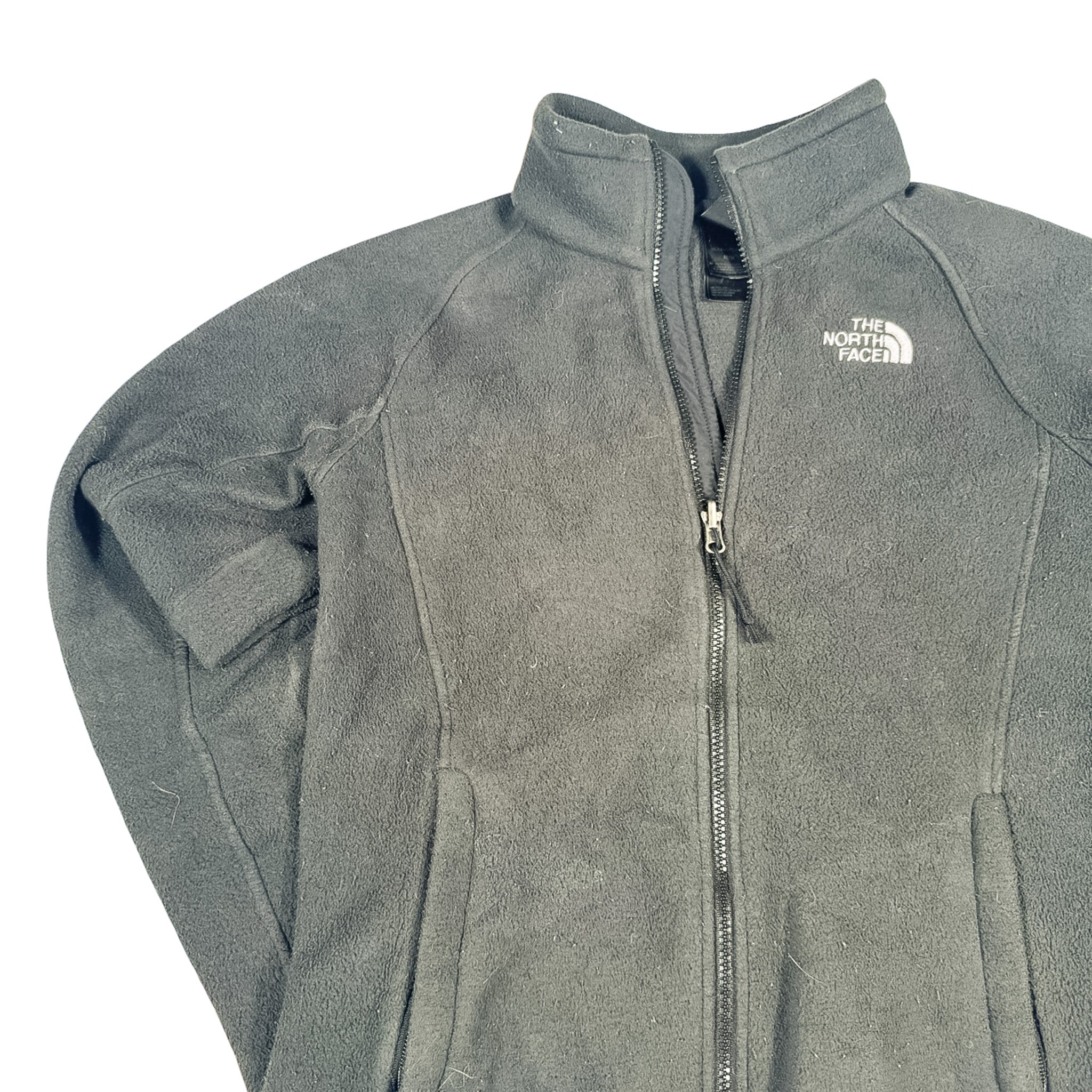 The North Face Black Fleece Zip-up Jacket - Medium