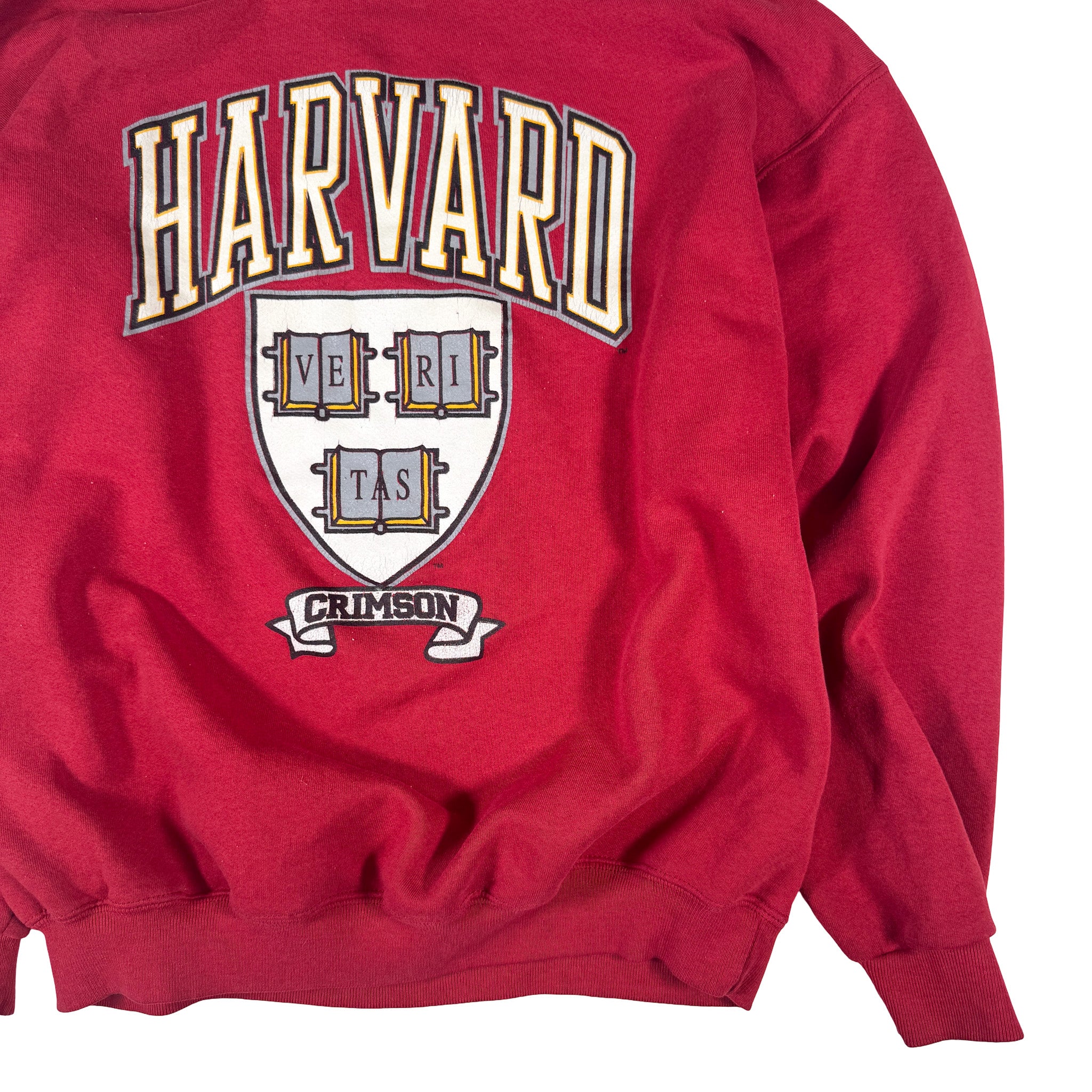 Santee Sweats Harvard Crimson Made in USA AOP Sweatshirt XL